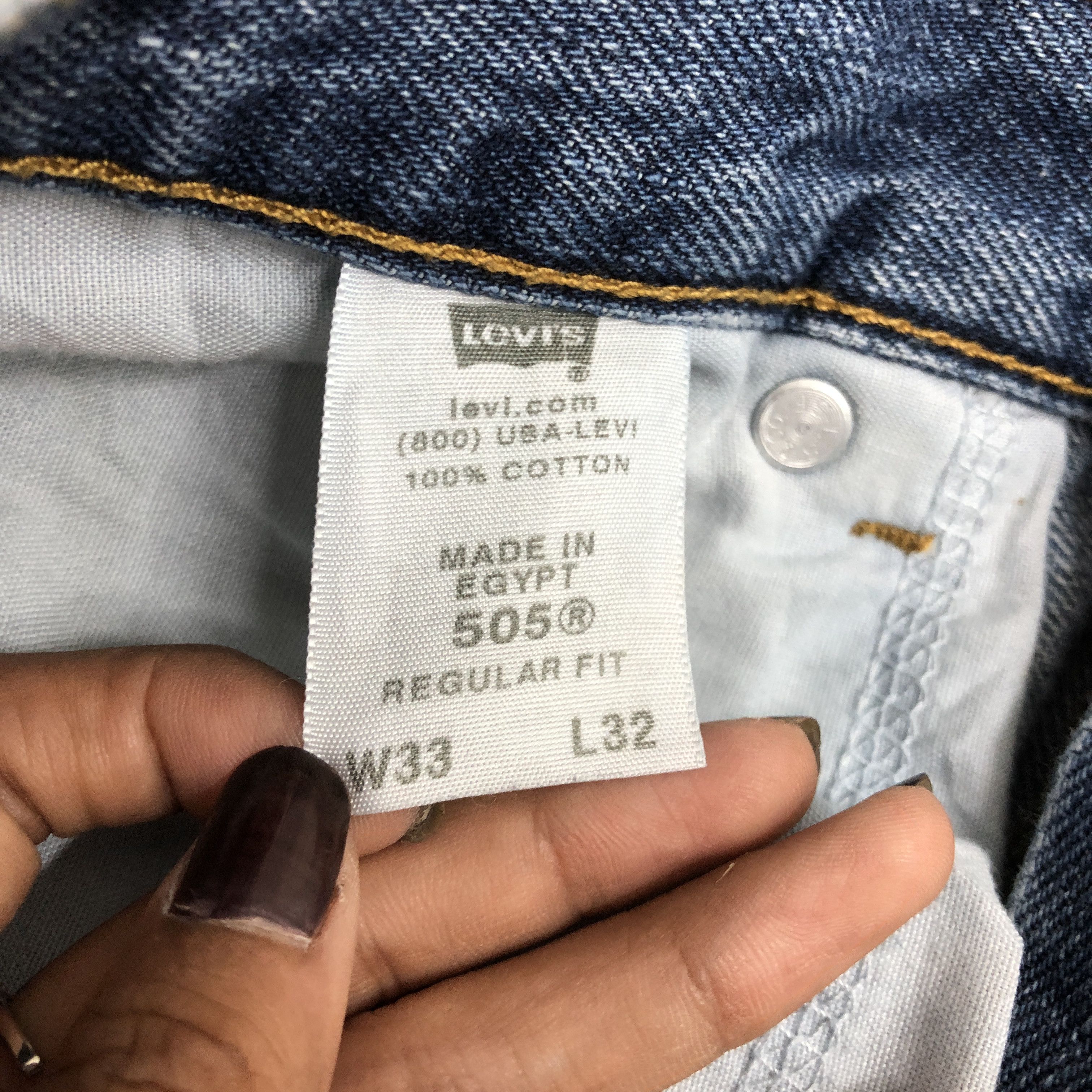 Levi's Vintage Levis 505 Faded Jeans Dirty Levi's Light Wash Denim Size US 32 / EU 48 - 10 Thumbnail