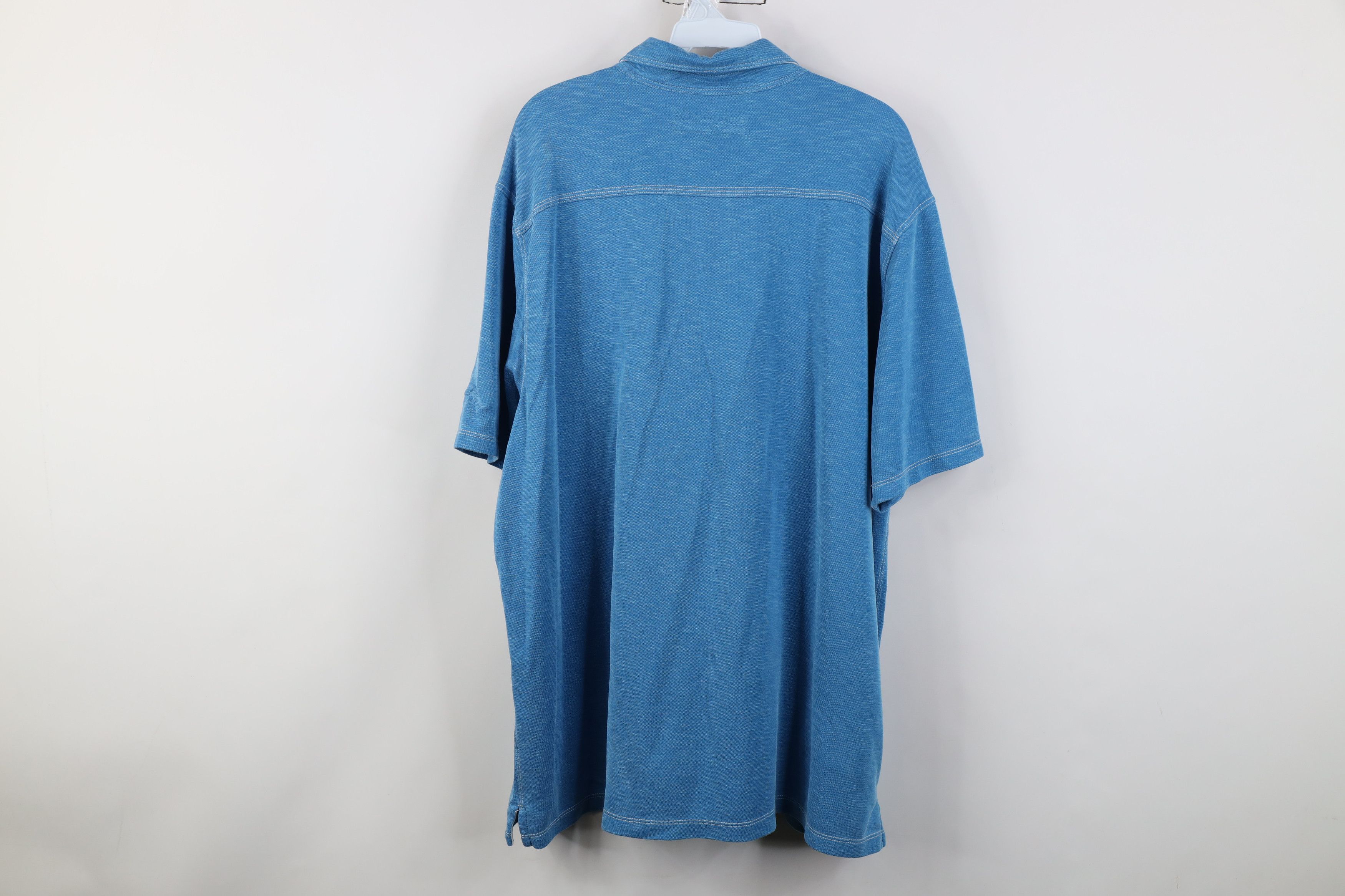 Tommy Bahama Tommy Bahama Knit Short Sleeve Collared Golf Polo Shirt Blue Size US XXL / EU 58 / 5 - 10 Thumbnail