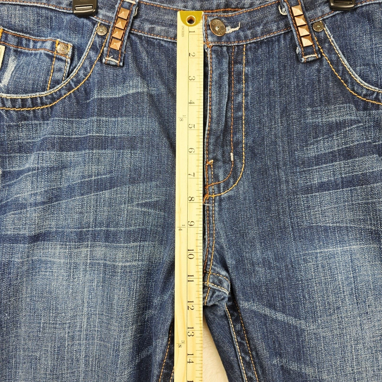 CINCH Cinch Jace Jeans Men's Fits 38x31 Distressed Flap Pockets Size US 38 / EU 54 - 14 Thumbnail