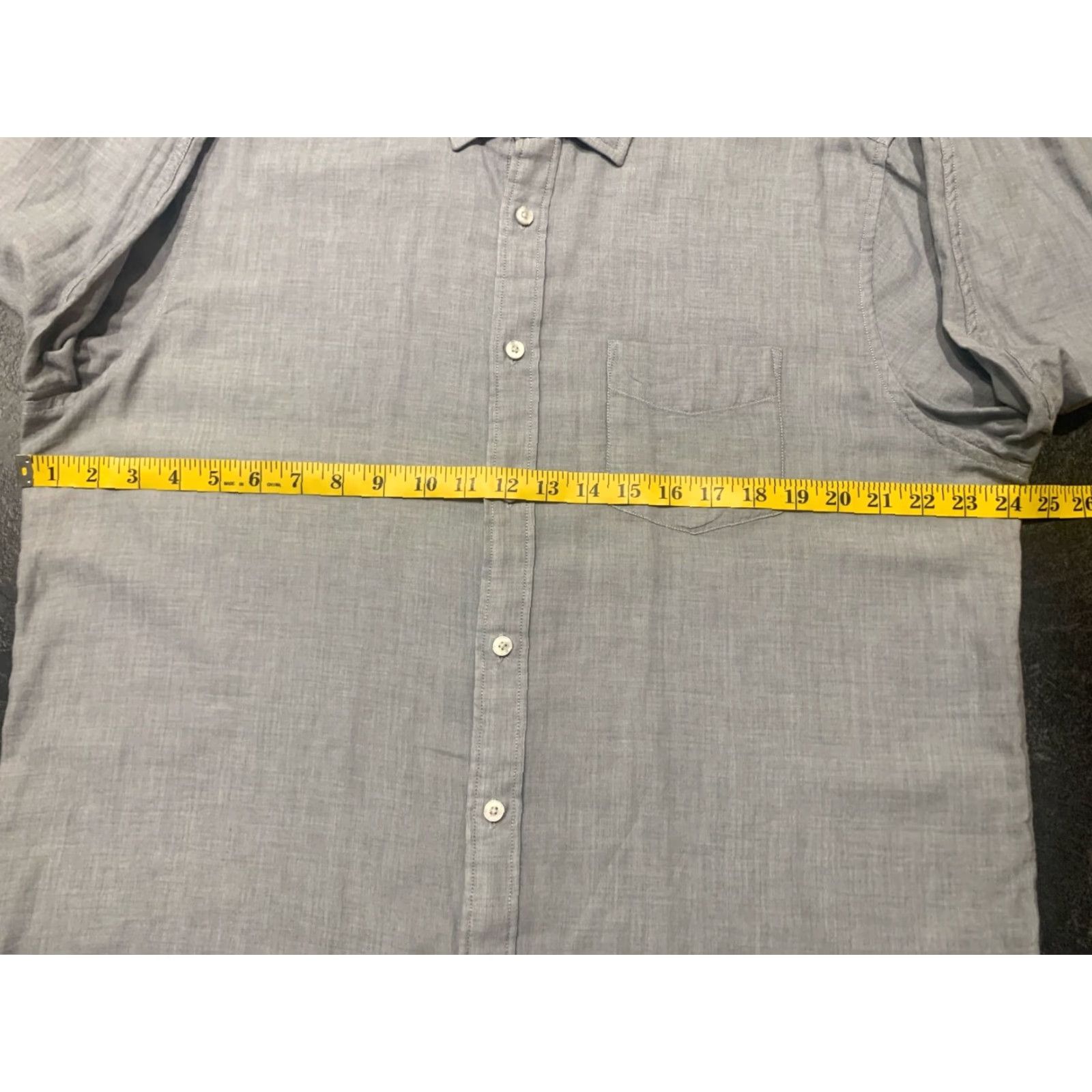 UNTUCKit VINTAGE UNTUCKit Men's Long Sleeve Plaid Button-Up Shirt XL Gray Lined Warm Shirt Size US XL / EU 56 / 4 - 7 Thumbnail