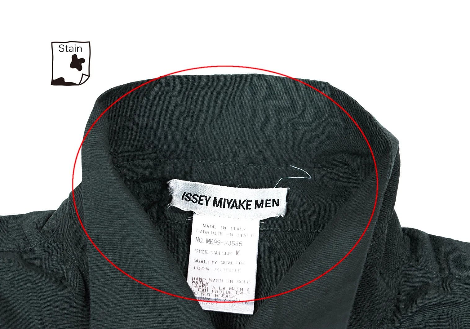 Issey Miyake Pleated Shirt in Blue Gray, Size M Size US M / EU 48-50 / 2 - 4 Thumbnail