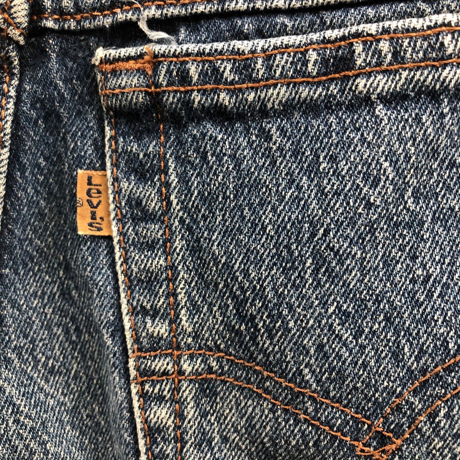 Levi's Vintage Levi’s 901 Orange Tab Tapered Mom Jeans Womens 22 5 Size 22" - 11 Thumbnail