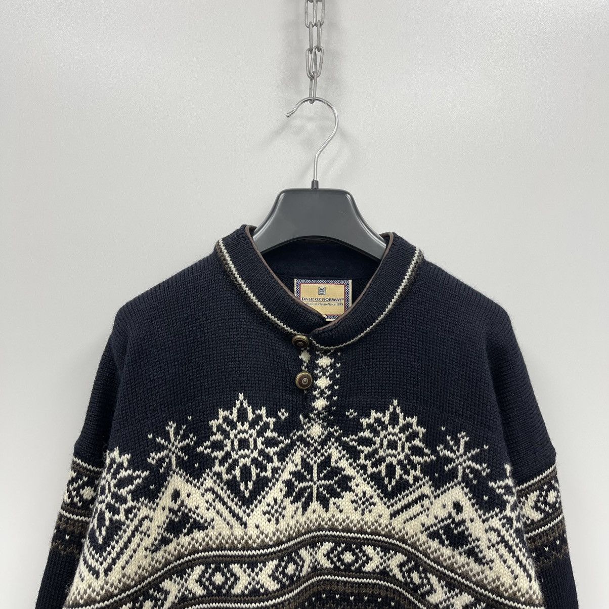 Dale Of Norway Dale of Norway Snowflake Floral Wool Knit Vintage Sweater Size US XL / EU 56 / 4 - 2 Thumbnail
