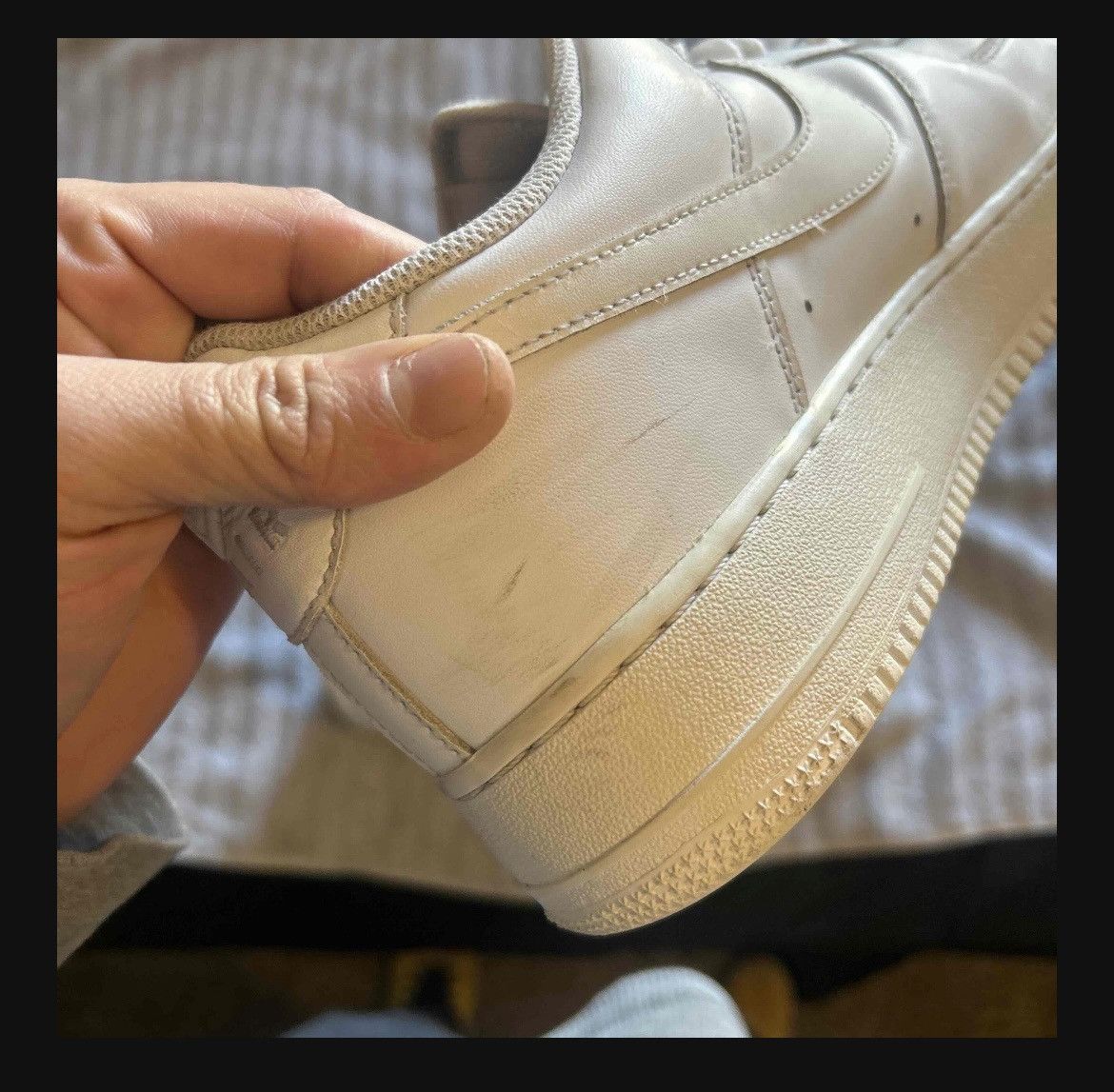 Nike White Air Force 1 Sz 12 Size US 12 / EU 45 - 6 Thumbnail