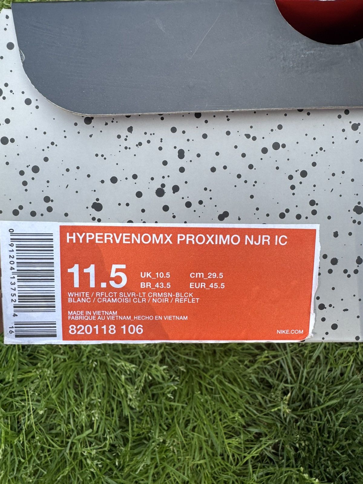 Jordan Brand × Nike Nike x Jordan HypvervenomX Proximo IC Size US 11.5 / EU 44-45 - 8 Thumbnail
