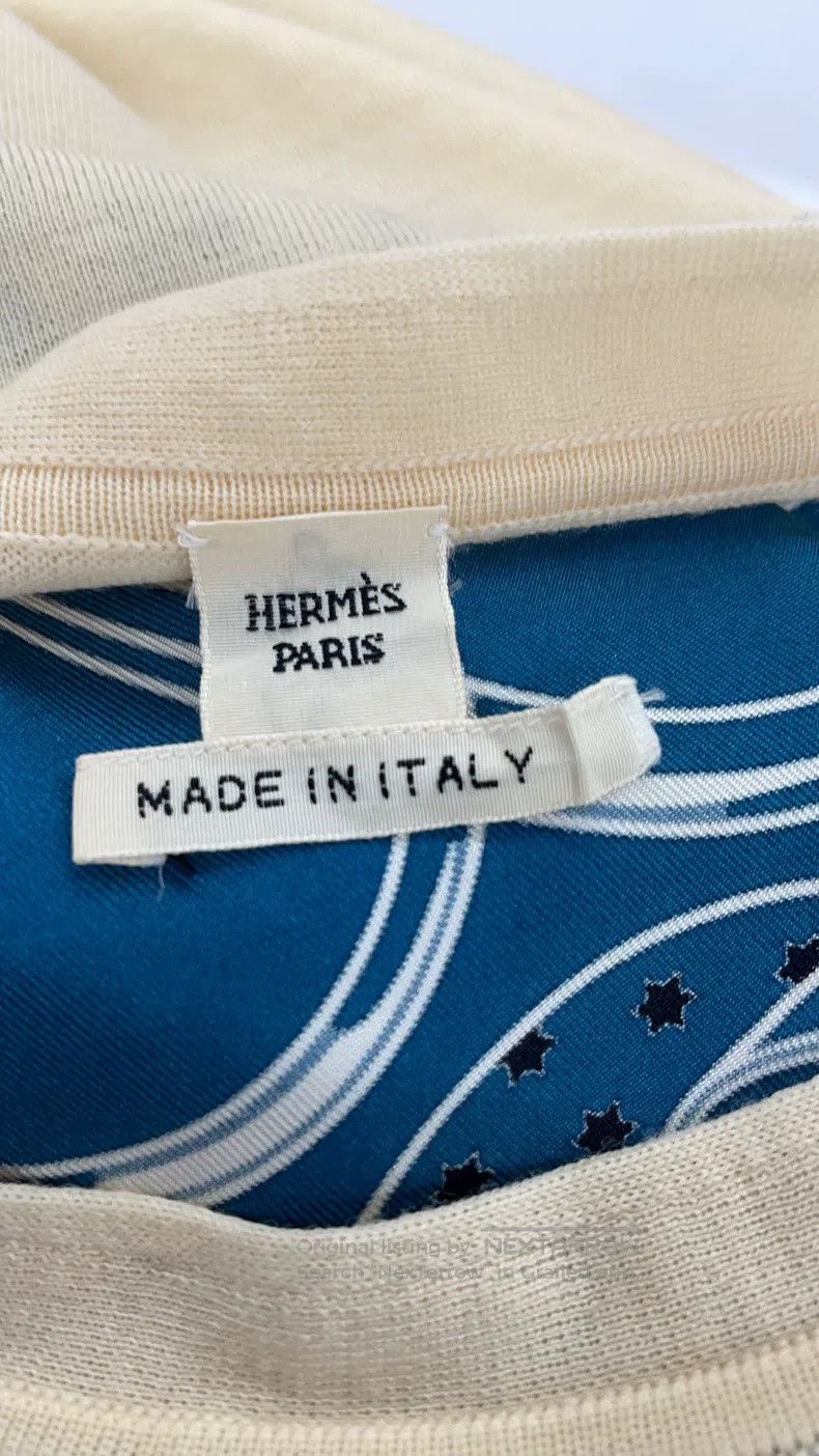 Hermes Hermes Silk Patched Knit Top Size XXS / US 00 / IT 34 - 3 Thumbnail