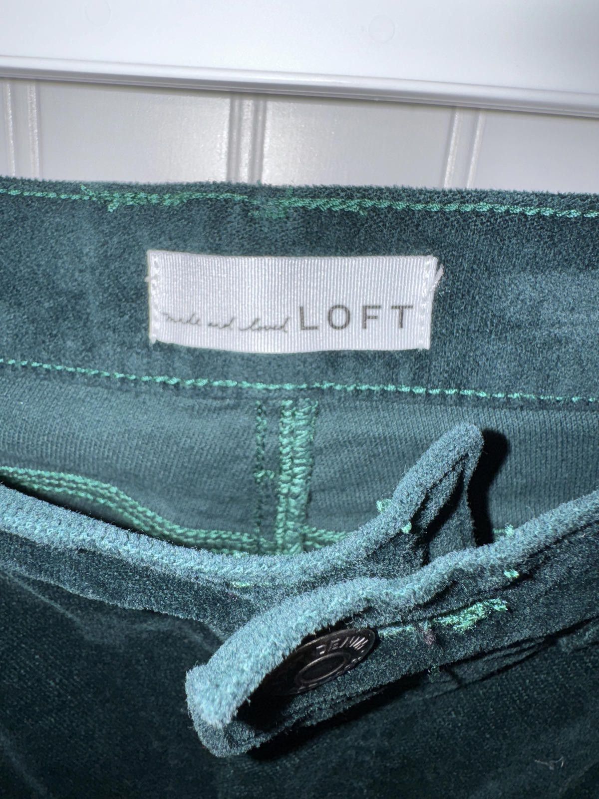 Other LOFT Green Corduroy Pants Size 28" / US 6 / IT 42 - 3 Thumbnail
