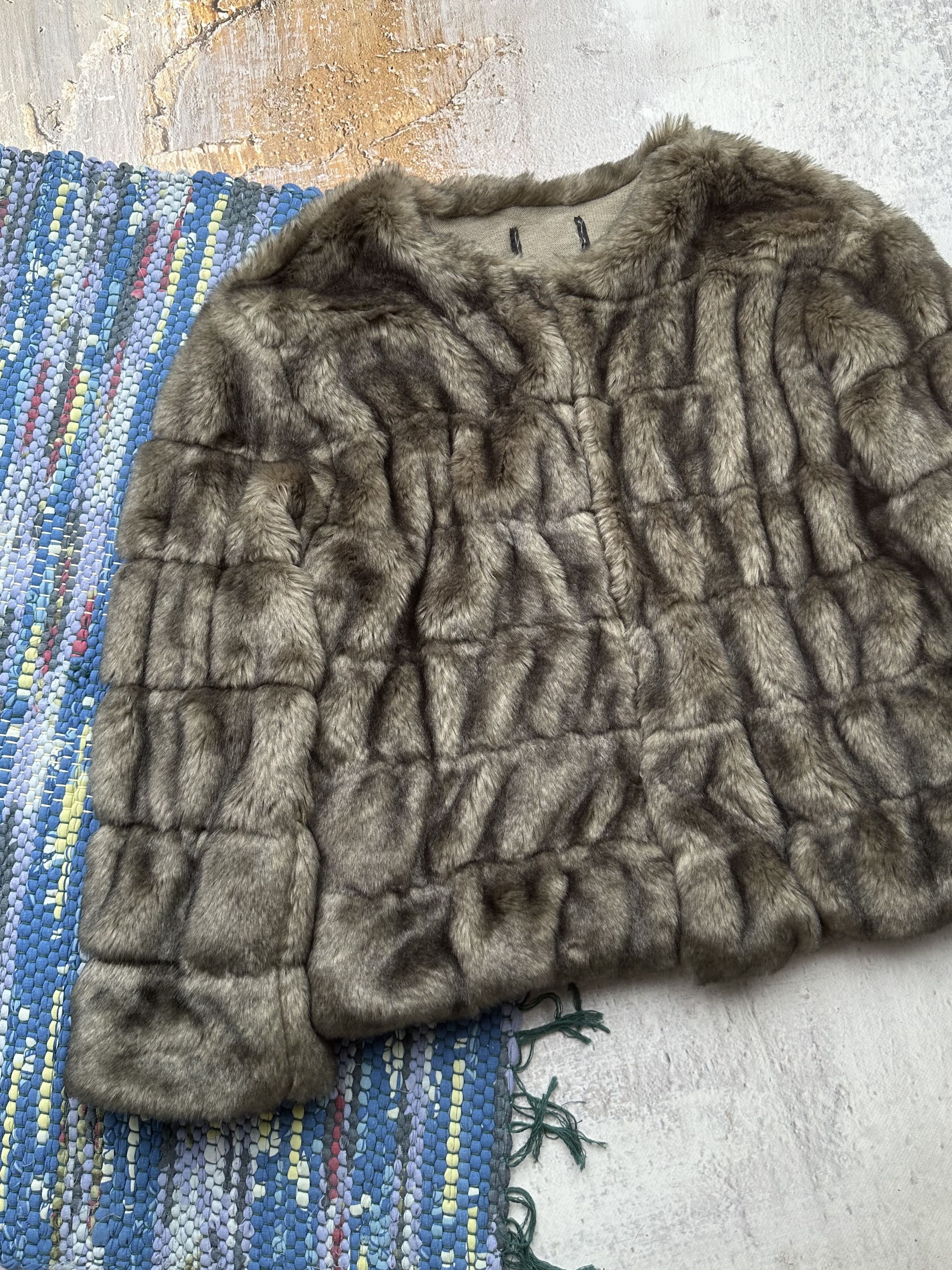 Japanese Brand Vintage Faux Fur Coat A583D15(435) Size M / US 6-8 / IT 42-44 - 2 Thumbnail