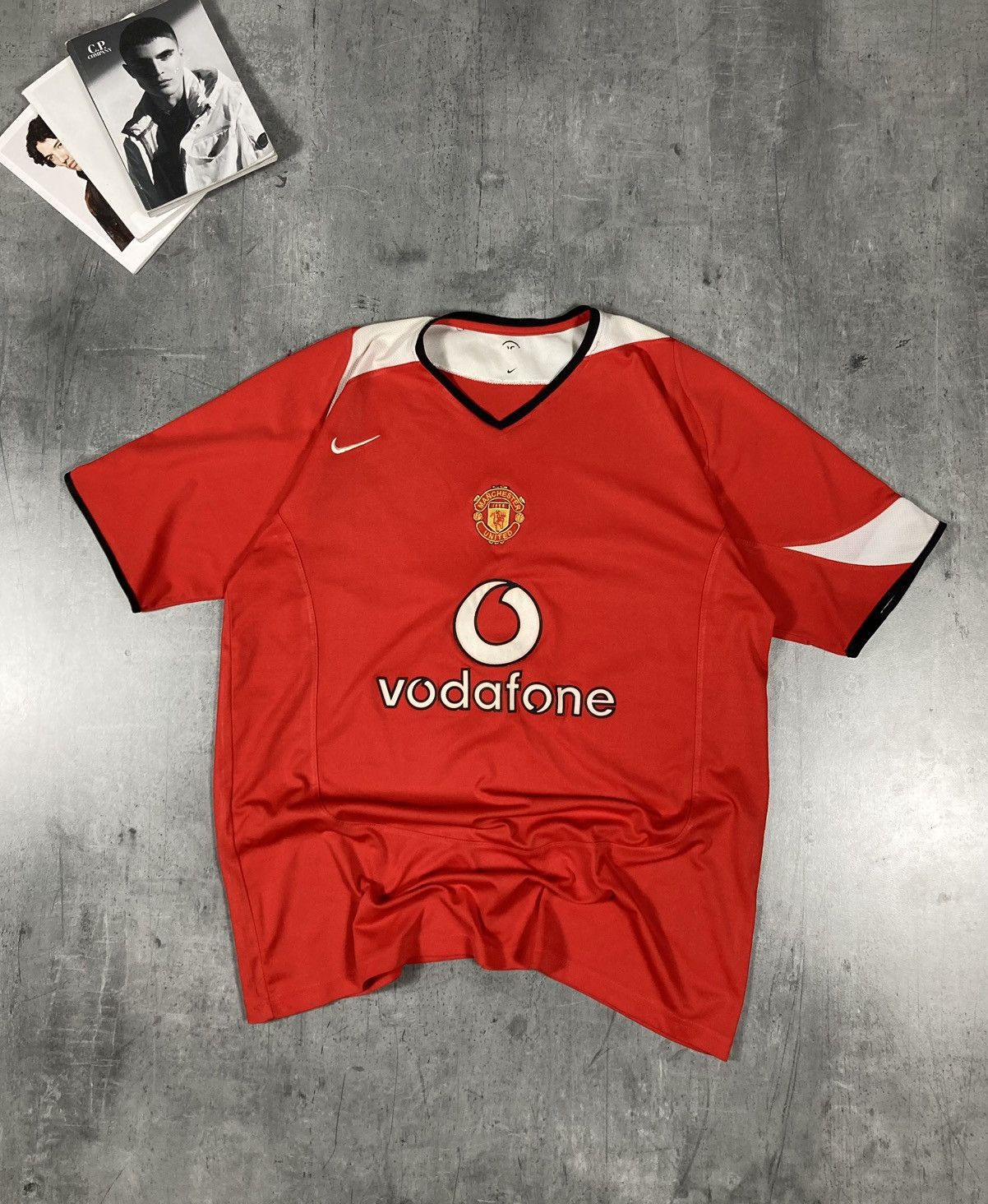 Nike Manchester United MU 2004 - 2006 home shirt jersey Size US L / EU 52-54 / 3 - 1 Thumbnail