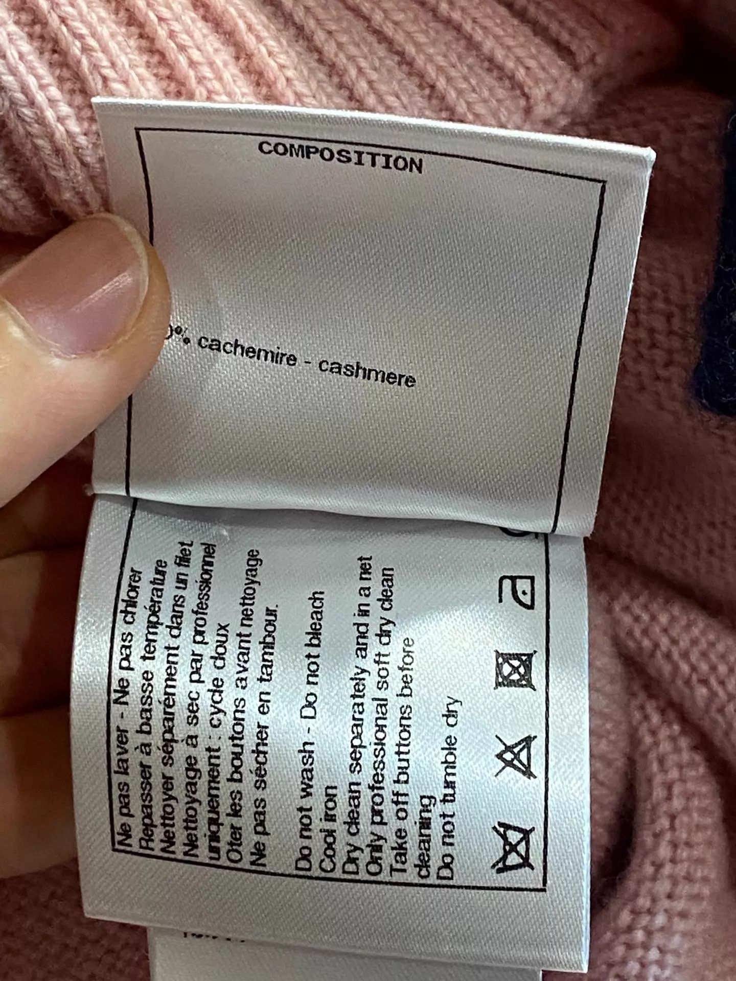 Chanel Chanel Women's Classic Cashmere Runway Jacket Size 38 Size S / US 4 / IT 40 - 5 Thumbnail