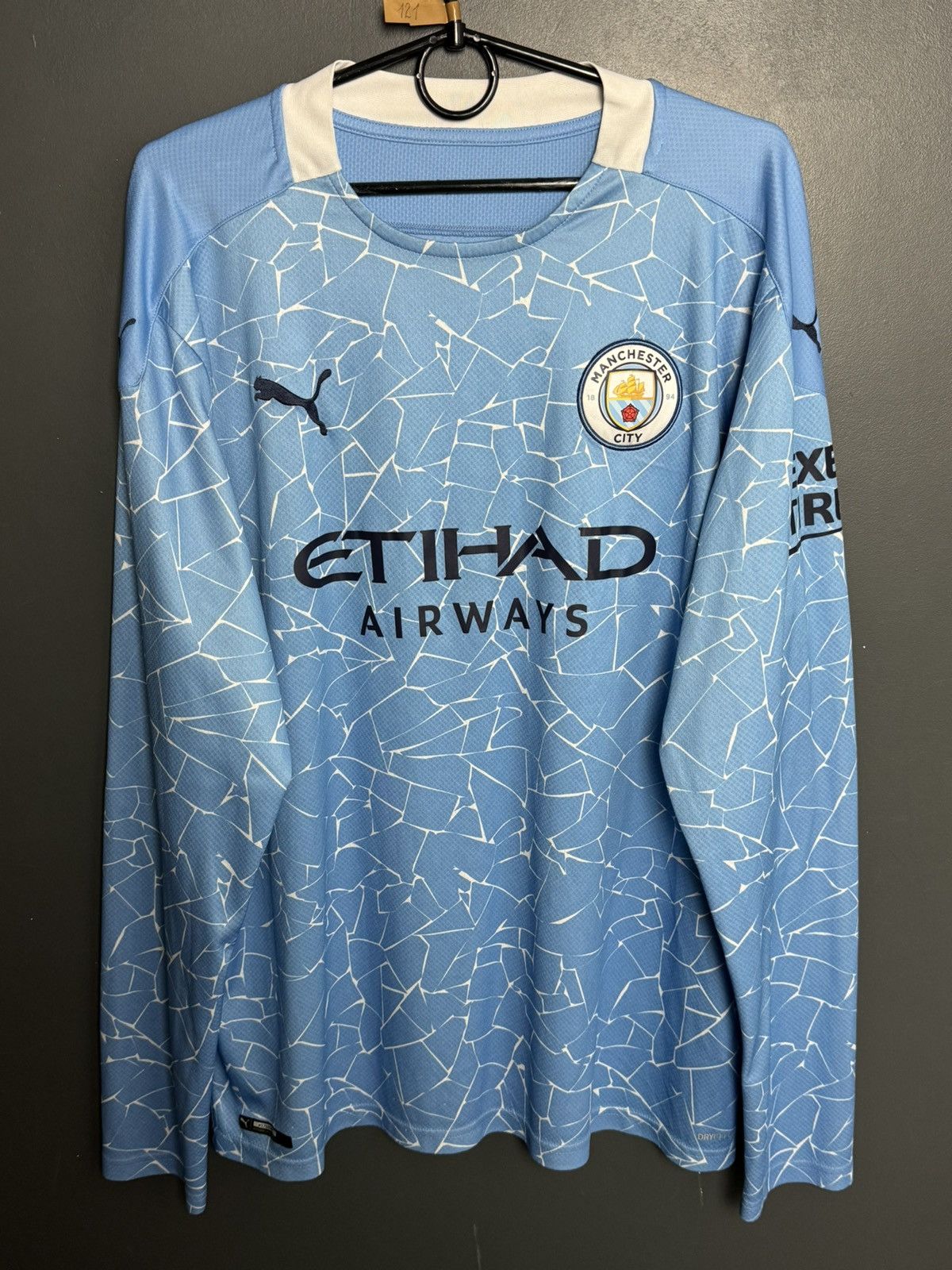 Puma Manchester City 20/21 Home De Bruyne Football Jersey Size US XL / EU 56 / 4 - 2 Thumbnail