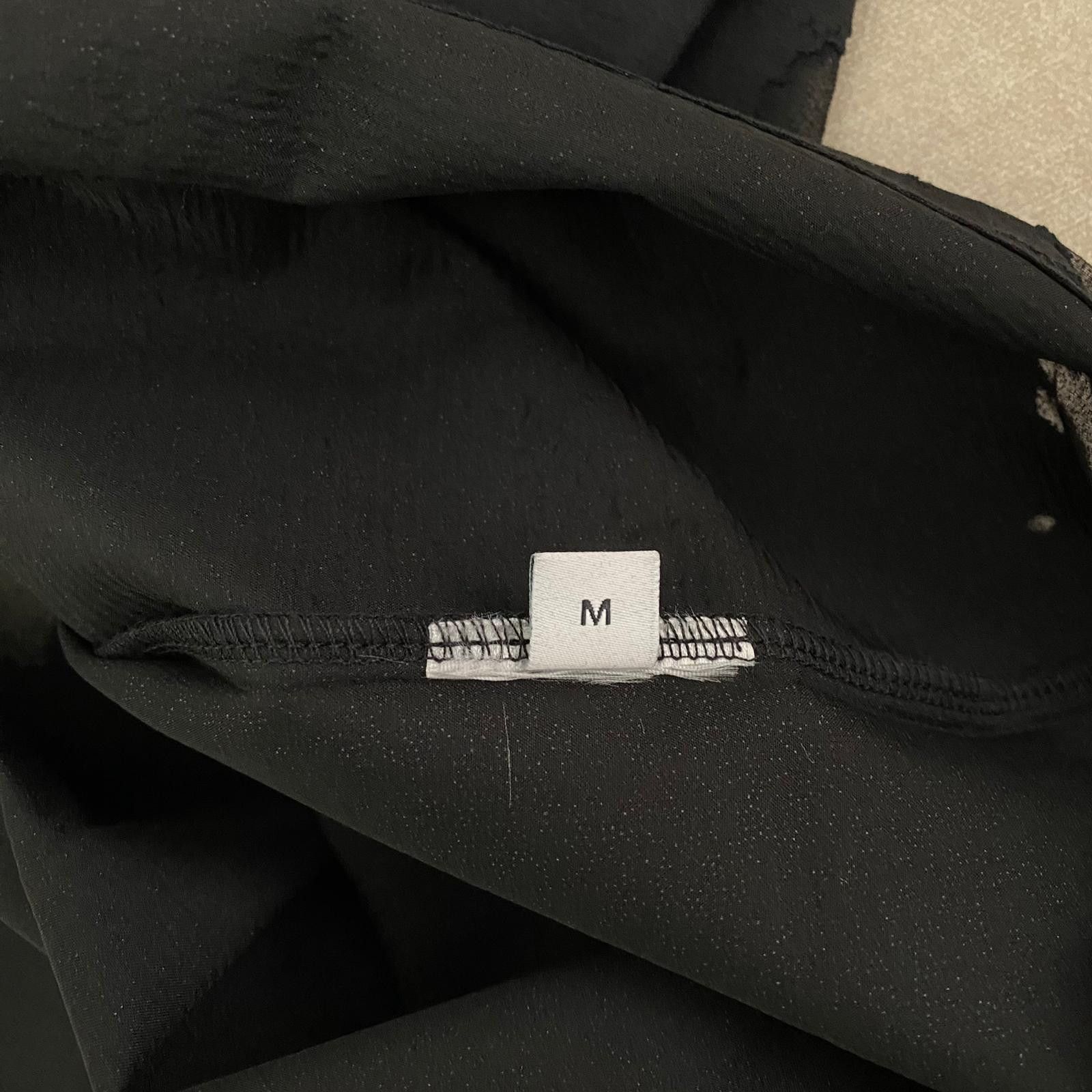 Givenchy Black Destroyed Logo Oversized T-Shirt Size US M / EU 48-50 / 2 - 9 Thumbnail