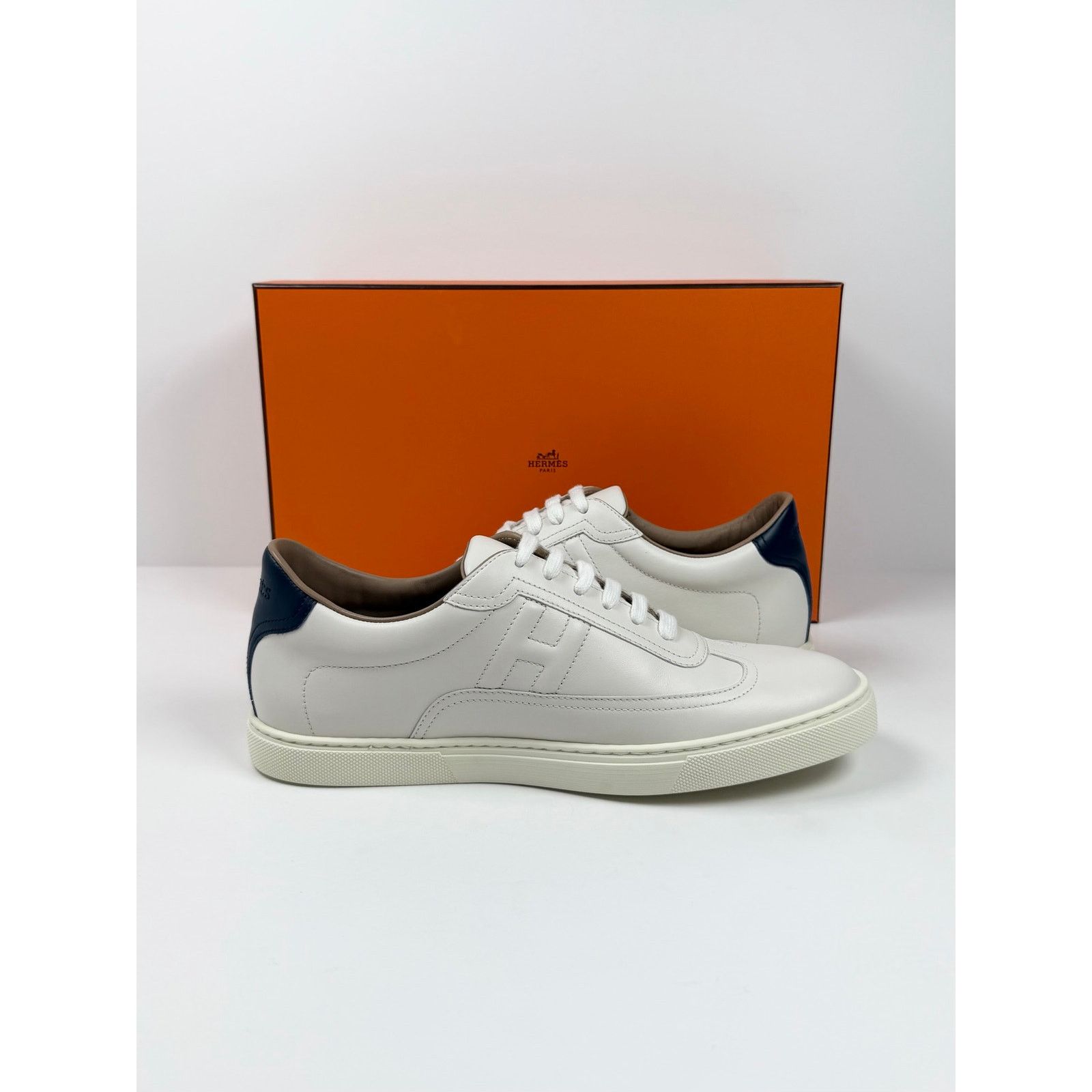 Hermes Size 8.5 - Hermes Quicker Leather Sneakers NEW Size US 8.5 / EU 41-42 - 4 Thumbnail
