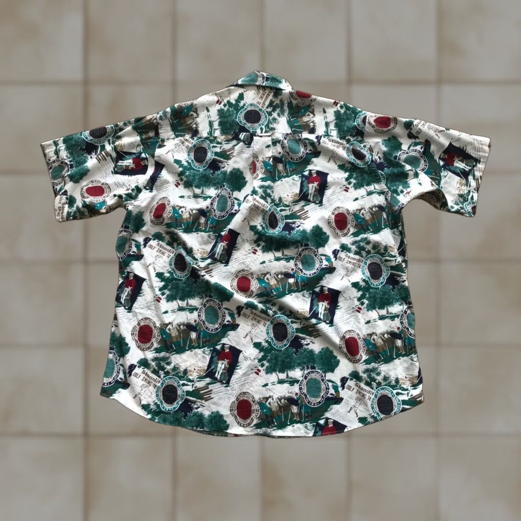 Kickers Twickers Mens XL Button-Front Shirt Golf Multicolor VTG Links Fairway Size US XL / EU 56 / 4 - 1 Thumbnail