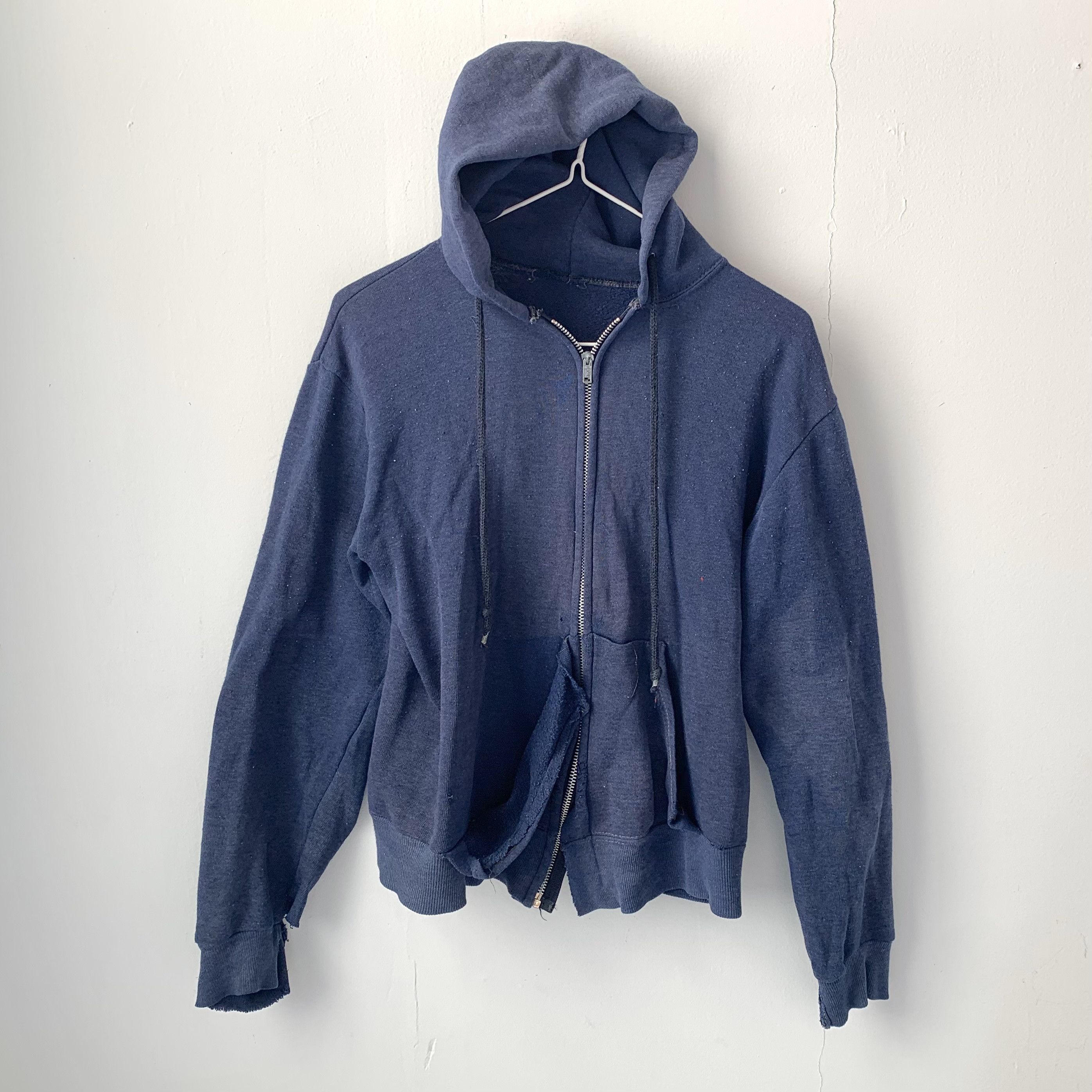 Other vintage 70s faded, threadbare zipper hoodie Size US XS / EU 42 / 0 - 2 Thumbnail
