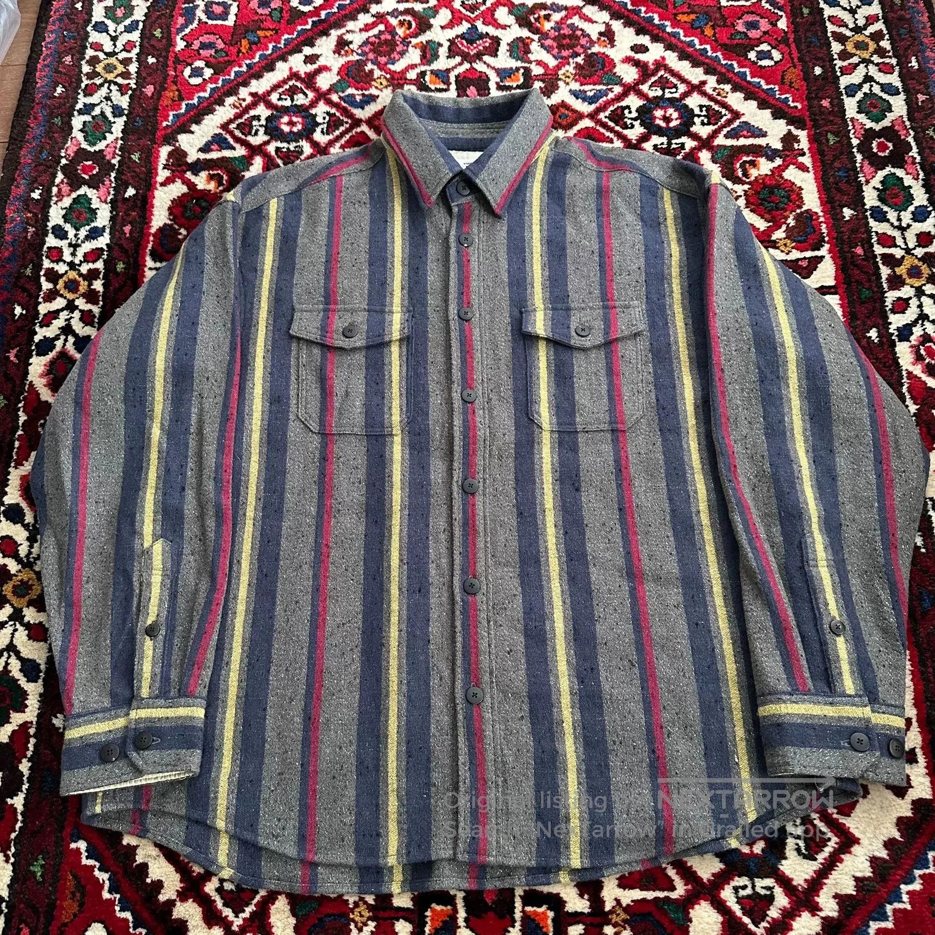 Visvim visvim lumber long sleeve striped shirt. Size US M / EU 48-50 / 2 - 3 Thumbnail