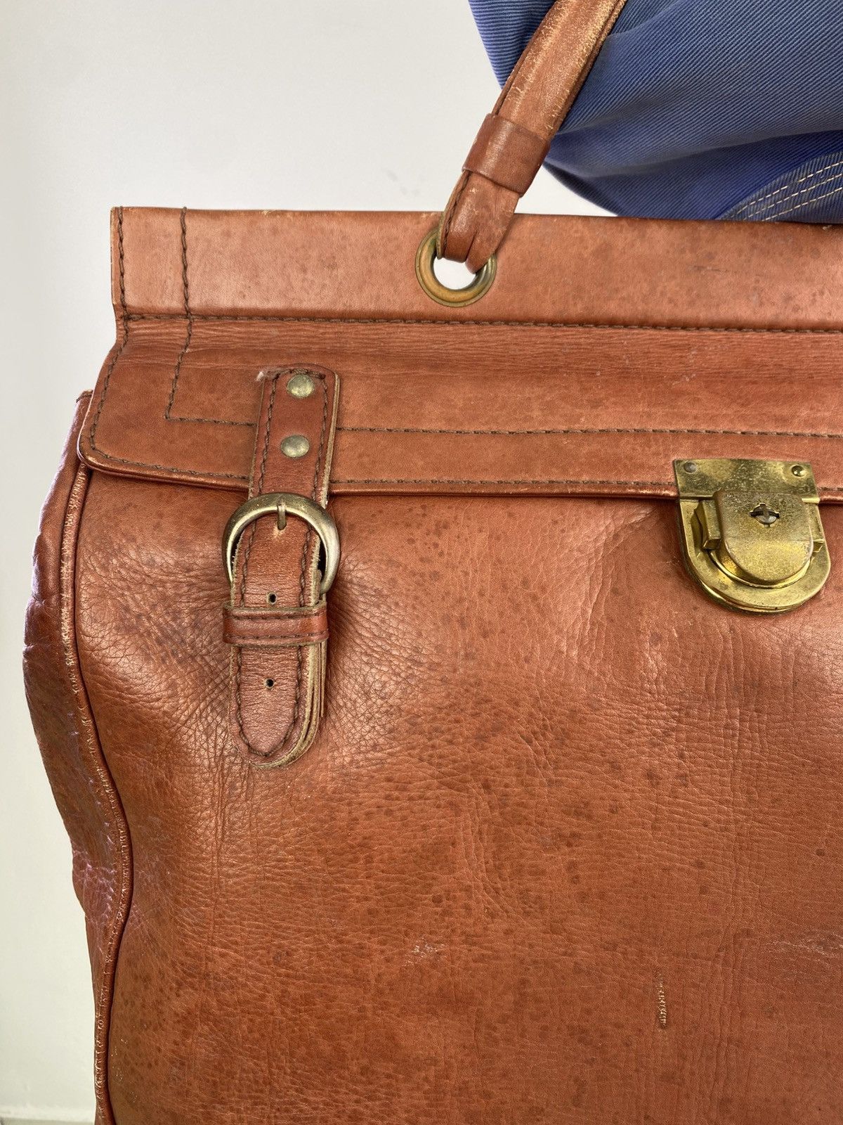 Porter Vintage 90's Porter Large Patina Leather Doctors Bag Size ONE SIZE - 3 Thumbnail