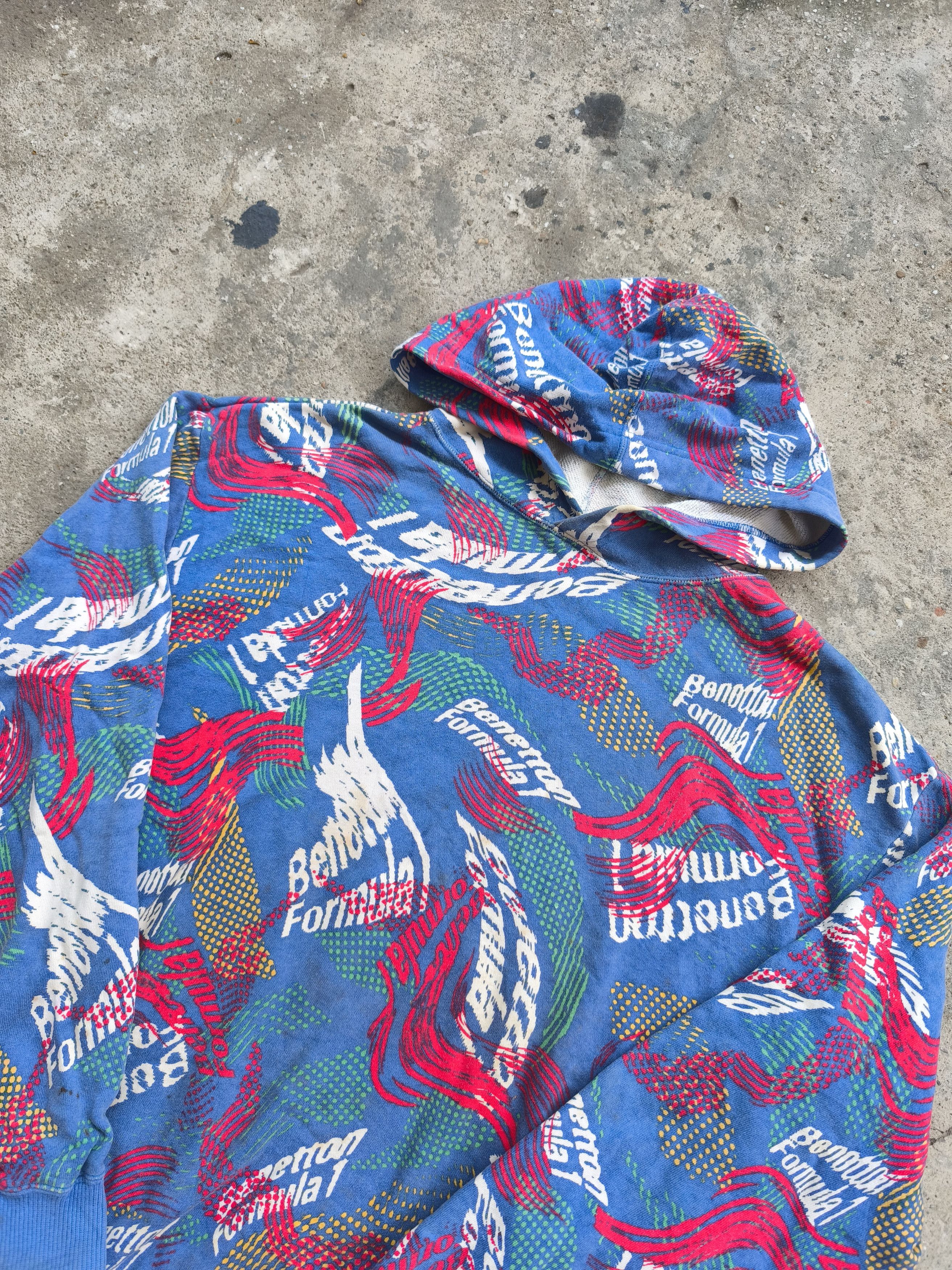 United Colors Of Benetton Benetton formula 1 full print hoodie Size US M / EU 48-50 / 2 - 2 Thumbnail