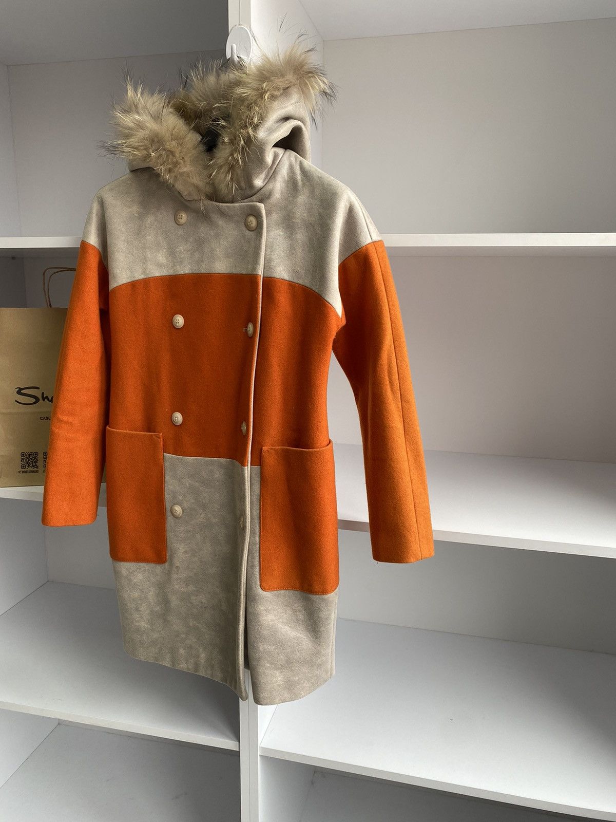 Marni × Vintage Vintage Marni Women’s Street wear Luxury Coat with fur Size S / US 4 / IT 40 - 5 Thumbnail