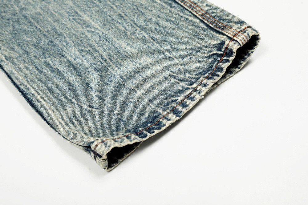Vintage Men's retro American street distressed tie-dye washed jeans Size US 32 / EU 48 - 6 Thumbnail