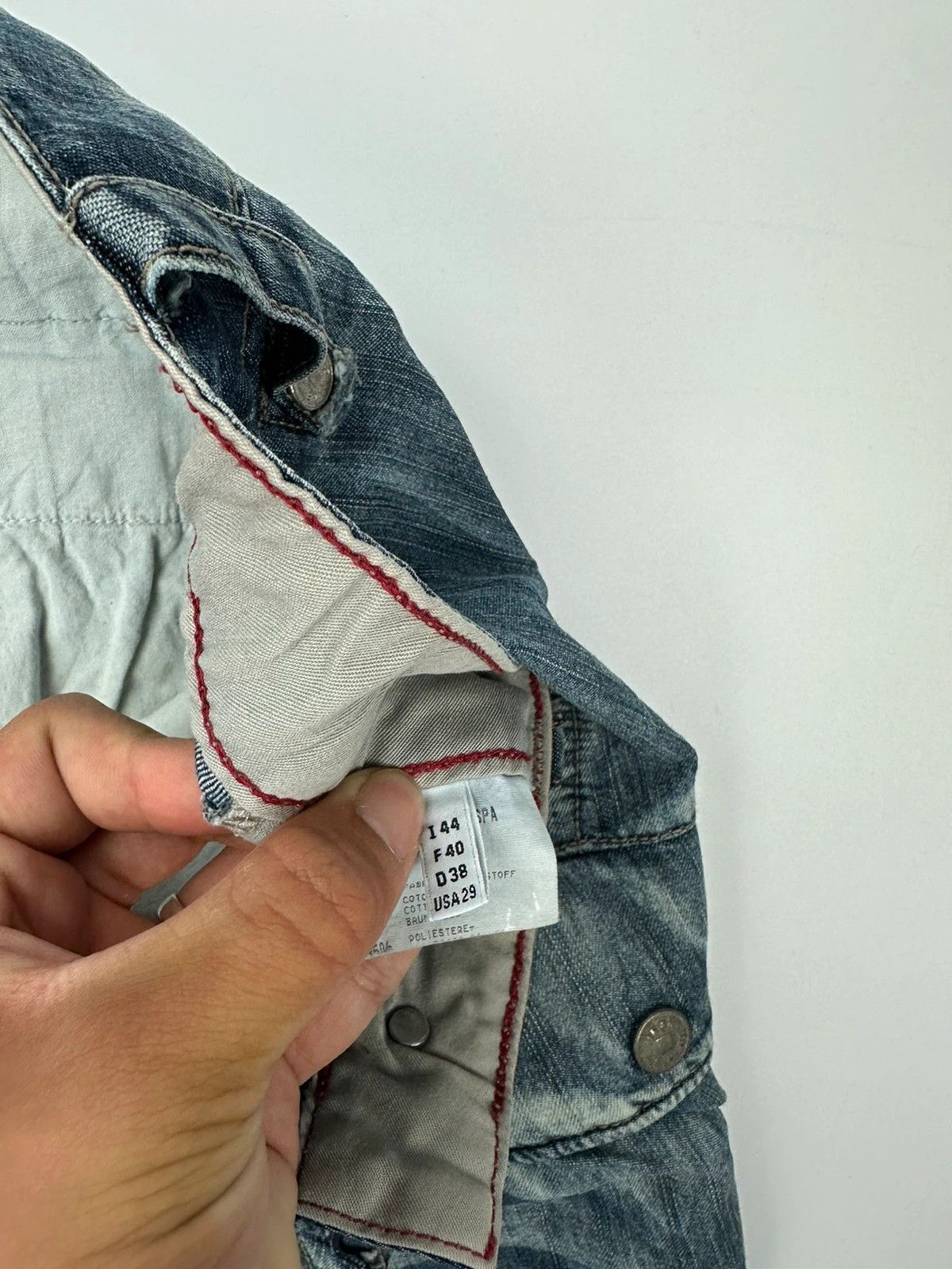 Marithe + Francois Girbaud Marithé + Francois Girbaud 00’s Bondages Straps Denim Skirt Size 30" / US 8 / IT 44 - 9 Thumbnail