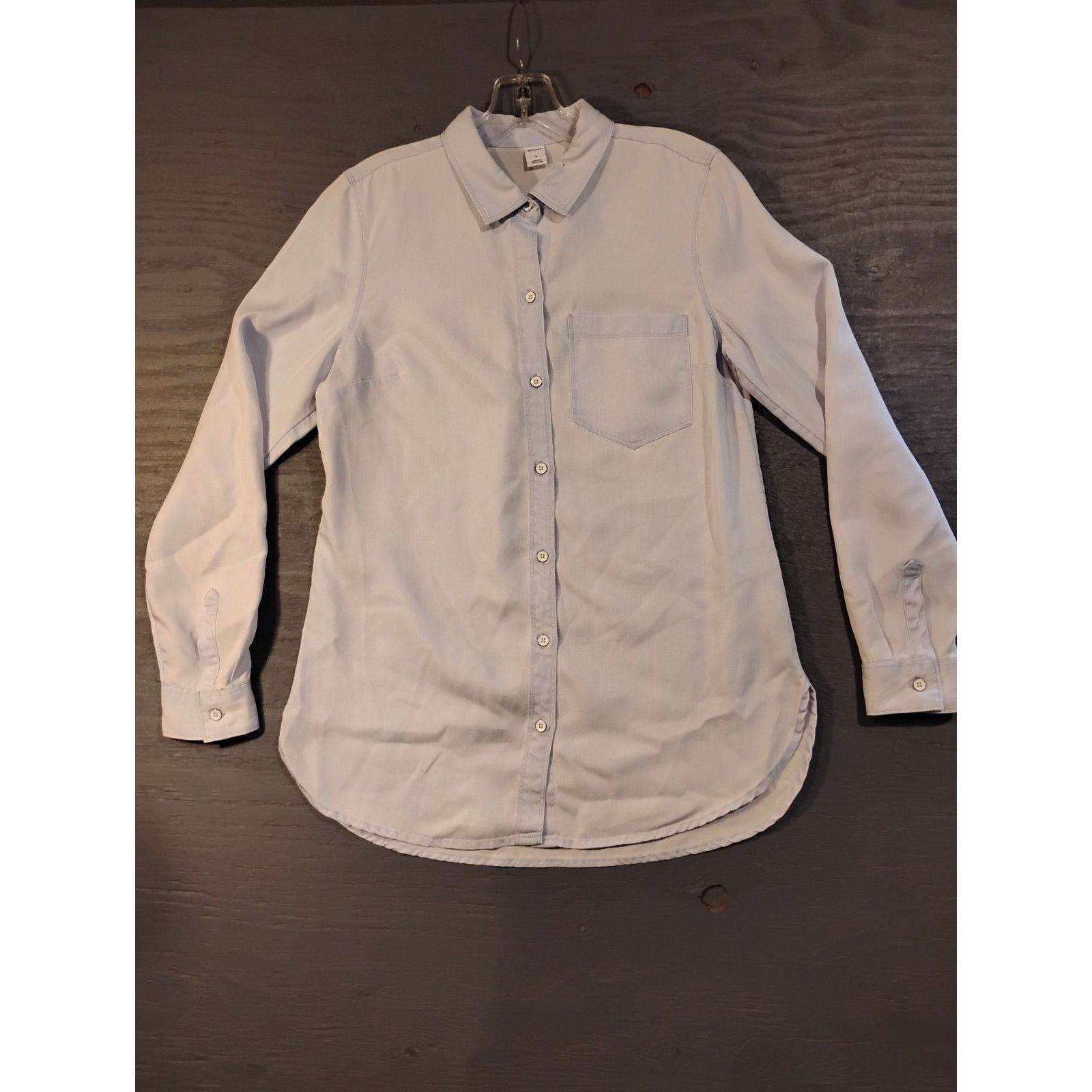 Old Navy Old Navy (Small) Women's Soft Fabric Denim Dress Shirt Size S / US 4 / IT 40 - 3 Thumbnail