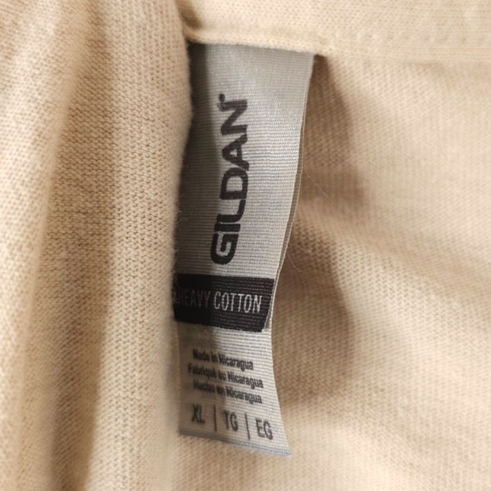 Gildan Camp Iverson T Shirt Mens XL Beige Camping Outdoors Wilderness Gildan Navy? Size US XL / EU 56 / 4 - 5 Thumbnail