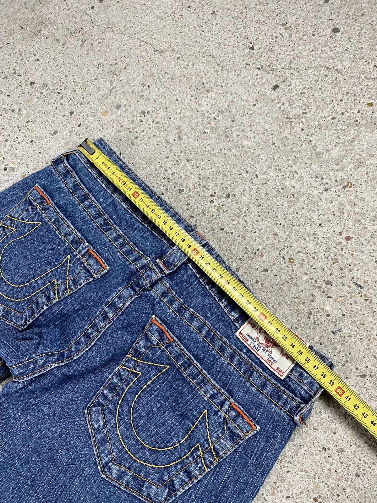 True Religion True religion straight leg jeans stevie made in usa Size 28" / US 6 / IT 42 - 13 Thumbnail