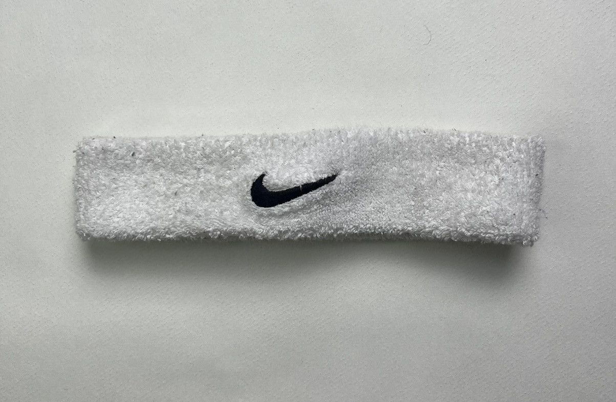 Nike × Vintage Nike Vintage y2k Swoosh Headband sk8 Size ONE SIZE - 1 Thumbnail