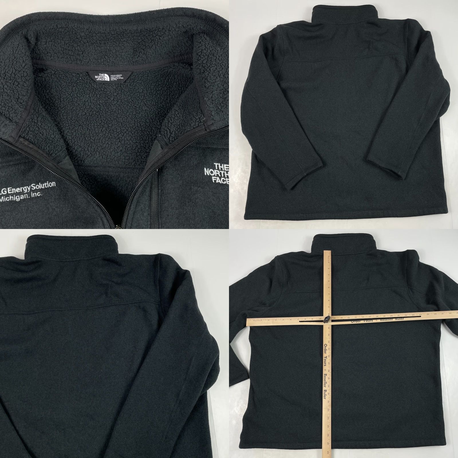 The North Face The North Face Jacket Mens 2XL XXL Black Gordon Lyons Full Zip Fleece Hiking Ski Size US XXL / EU 58 / 5 - 8 Thumbnail