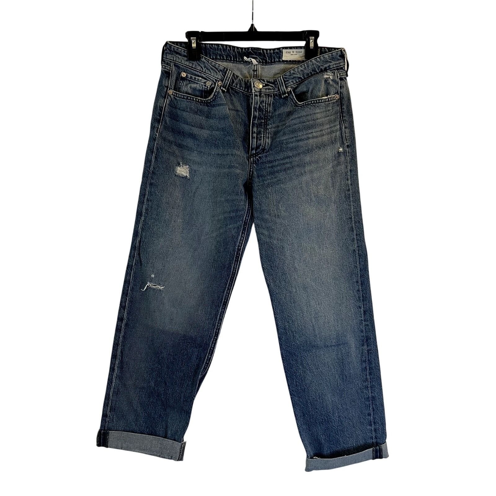 Rag & Bone rag & bone Dre Low-Rise Baggy Boyfriend Jeans 28 Size 28" / US 6 / IT 42 - 4 Thumbnail