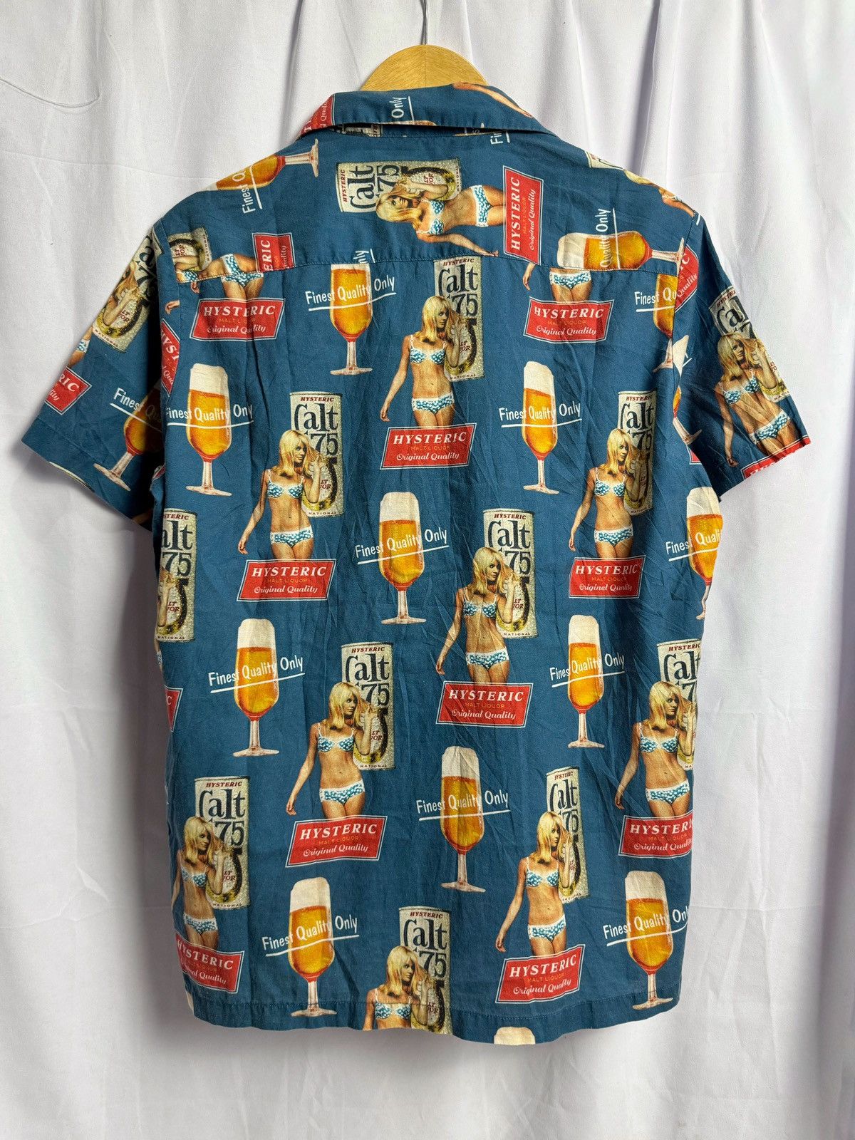 Hysteric Glamour × Japanese Brand Hysteric Glamour Malt Liquor Button Shirt Size US M / EU 48-50 / 2 - 3 Thumbnail