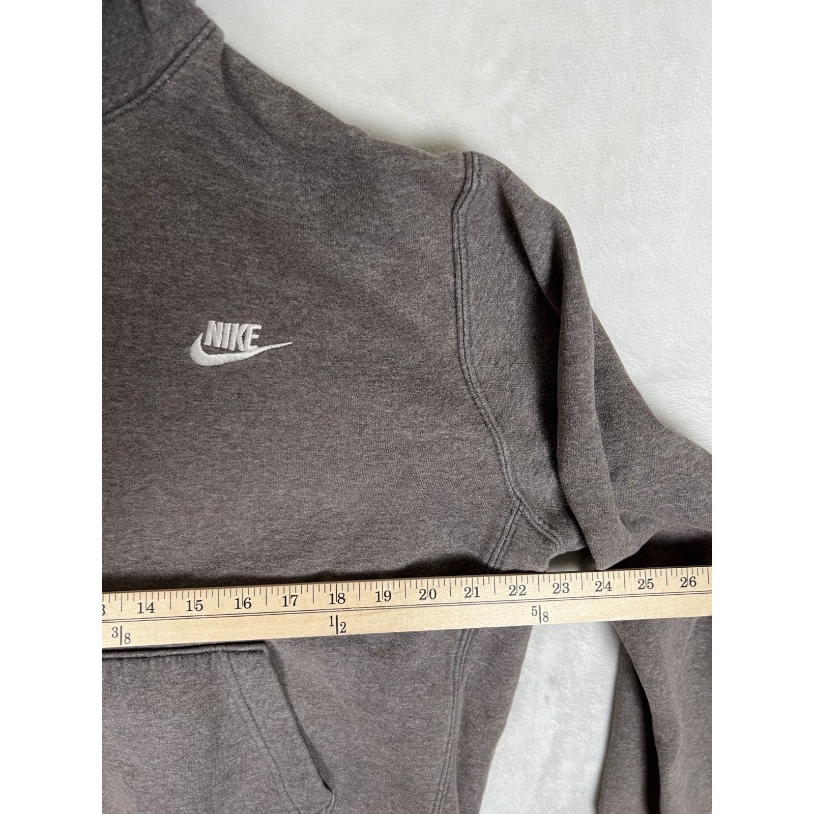 Nike Vintage Nike Brown Gray Hoodie Sweatshirt Women's Medium Y2K Size M / US 6-8 / IT 42-44 - 4 Thumbnail