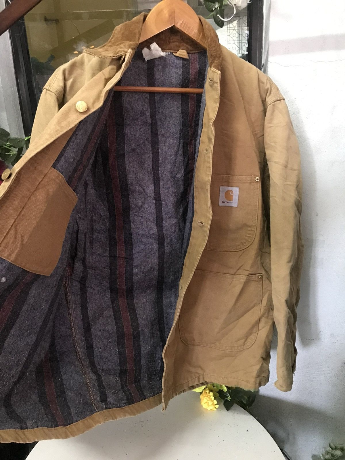 Carhartt 80’s Carhart Blanket Lined Duck Canvas Jacket Size US M / EU 48-50 / 2 - 4 Thumbnail