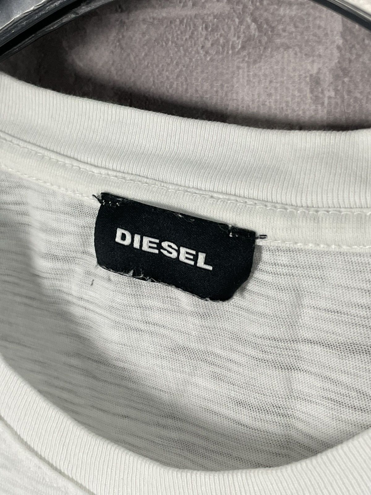 Diesel × Vintage DIESEL Y2K AVANT GARDE BIG LOGO 90s Retro Crazy T SHIRT Size US M / EU 48-50 / 2 - 9 Thumbnail