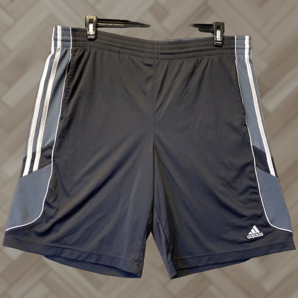 Adidas Adidas Climalite Shorts Mens M Black Pockets Athletic 32-78 Size US 31 - 1 Thumbnail