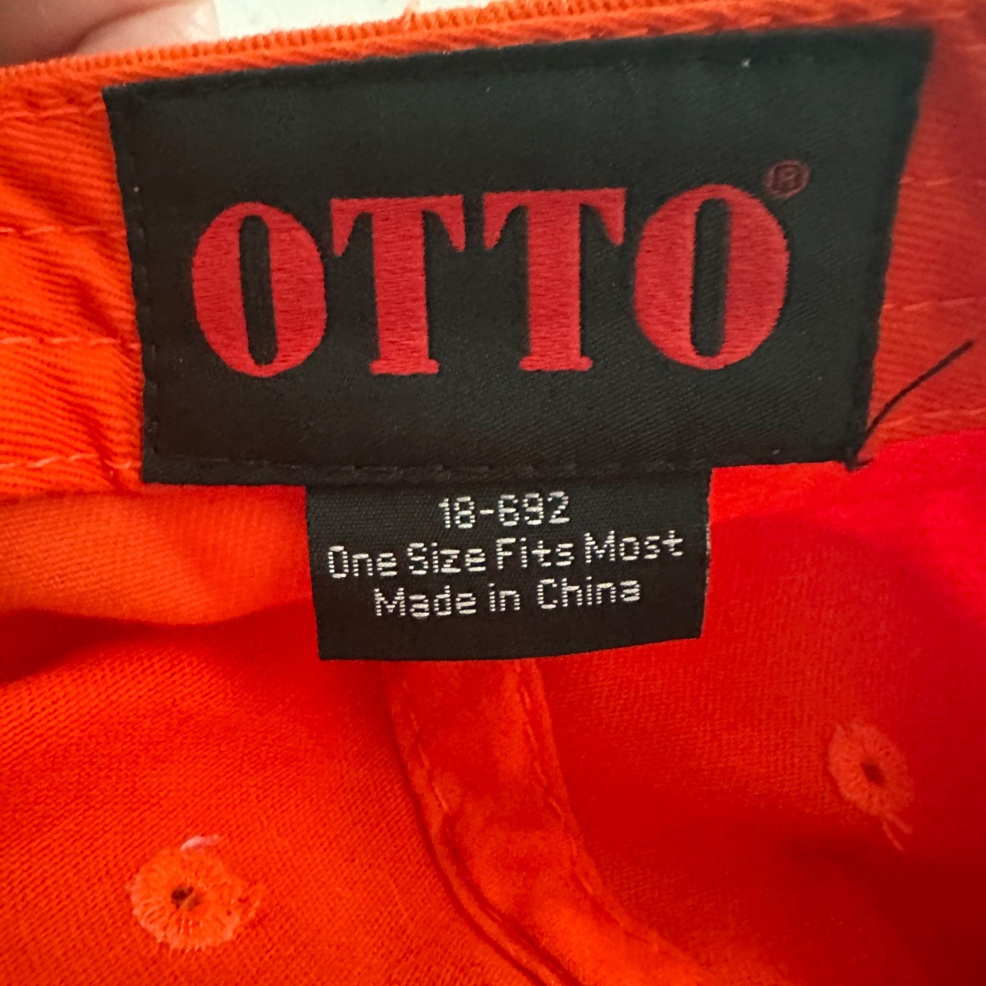 Otto Maine Whoopie Pie Festival Ball Cap 2016 Orange Vacationland Size ONE SIZE - 4 Thumbnail