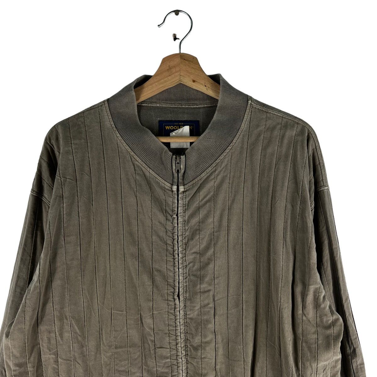 Japanese Brand 🔥VINTAGE BOMBER JACKET WOOLRICH STRIPED DESIGN Size US L / EU 52-54 / 3 - 2 Thumbnail