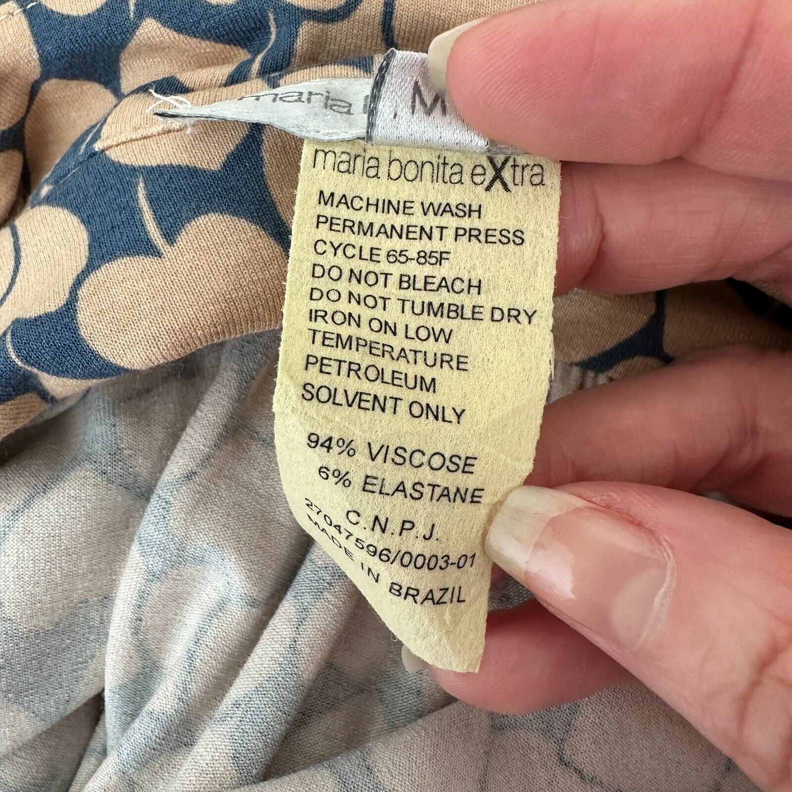 Anthropologie Maria Bonita Extra Blue Tan Heart Keyhole Front Maxi Dress M Size M / US 6-8 / IT 42-44 - 9 Thumbnail
