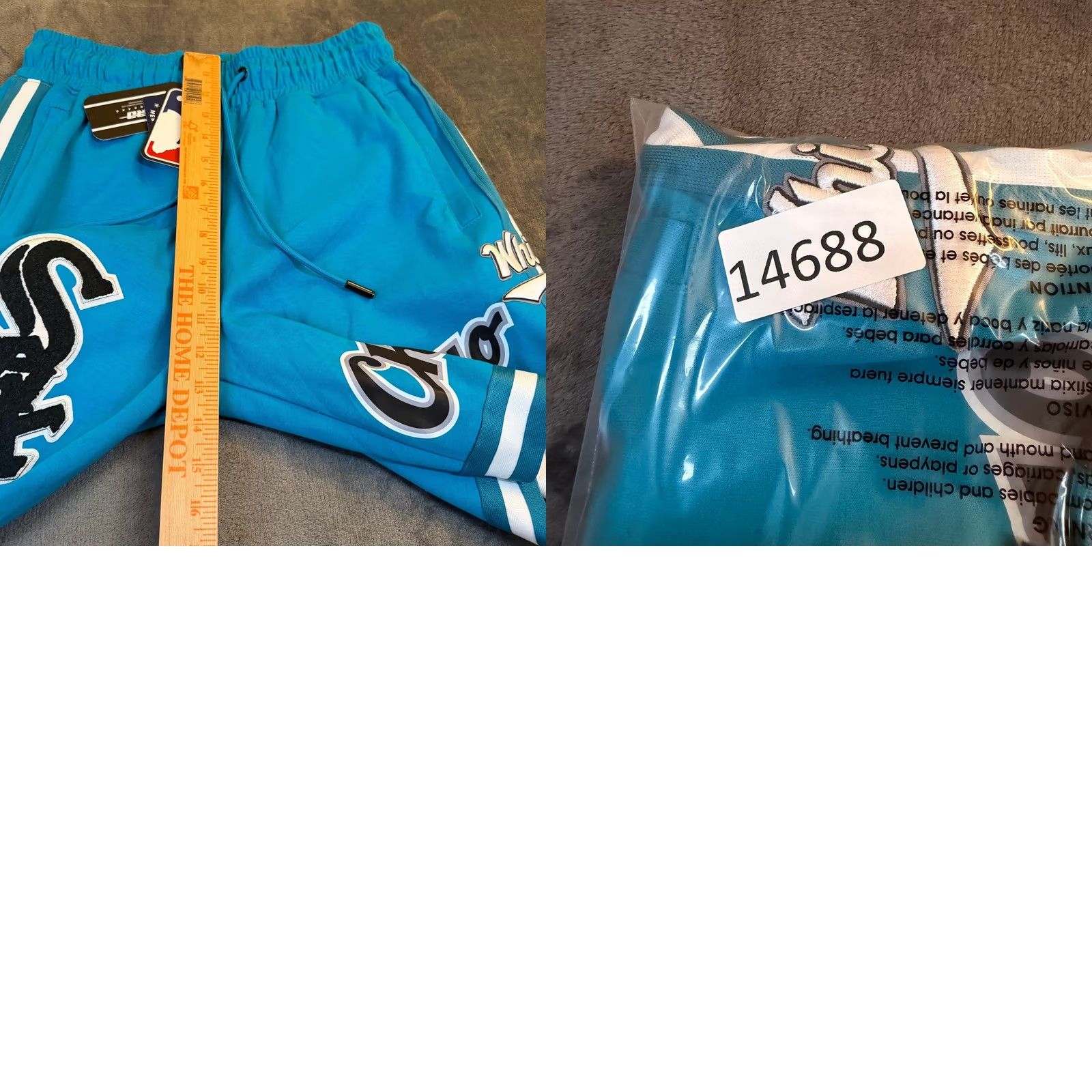 Pro Standard Pro Standard Chicago White Sox Shorts Baseball Aqua Blue Athletic Mens Small NWT Size US 29 - 9 Thumbnail
