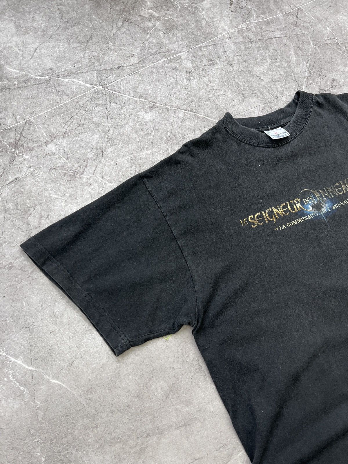 Vintage VINTAGE 90s lord of rings “Le seigneur” rare t shirt Size US XL / EU 56 / 4 - 4 Thumbnail