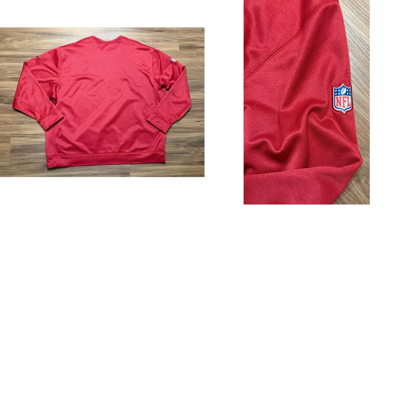 Nike Nike Tampa Bay Buccaneers On Field Player Issued Therma-FIT Red Pullover Sz 4XL Size US XXL / EU 58 / 5 - 9 Thumbnail