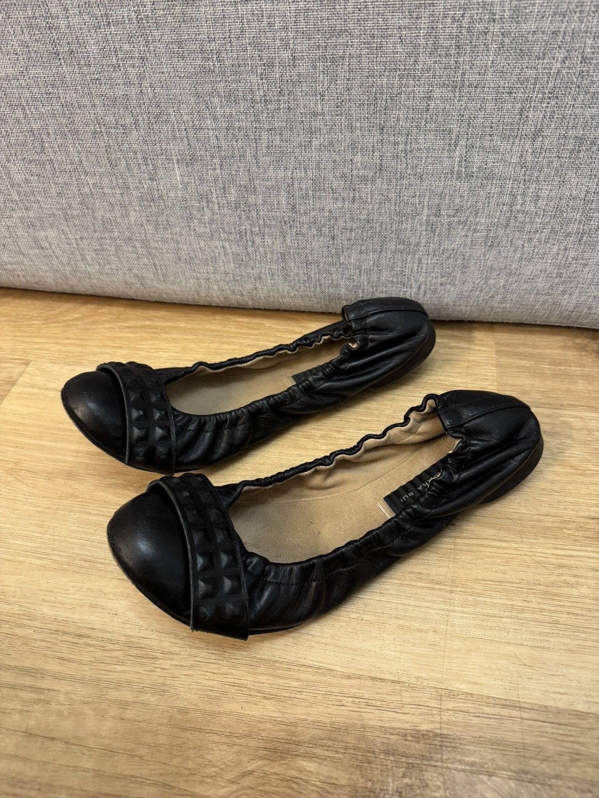 Barbara Bui Barbara Bui ballerinas Leather Flats Black size 39 Size US 9 / IT 39 - 1 Thumbnail