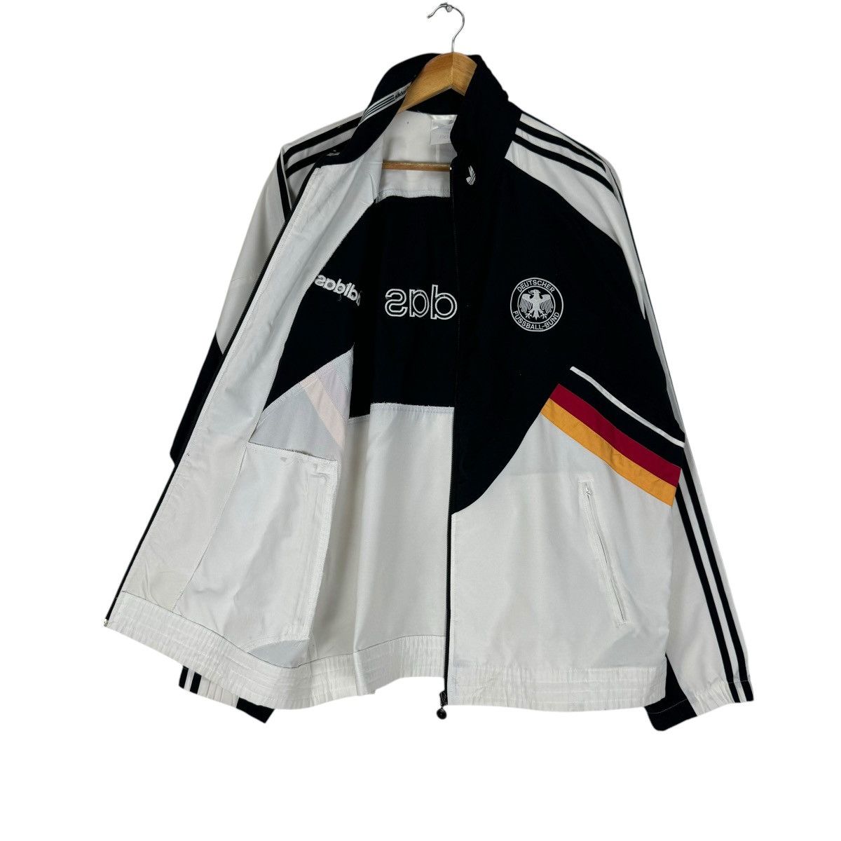Adidas × Descente ⚡️VINTAGE 90s ADIDAS GERMANY 1994-96 TRACK JACKET Size US L / EU 52-54 / 3 - 6 Thumbnail