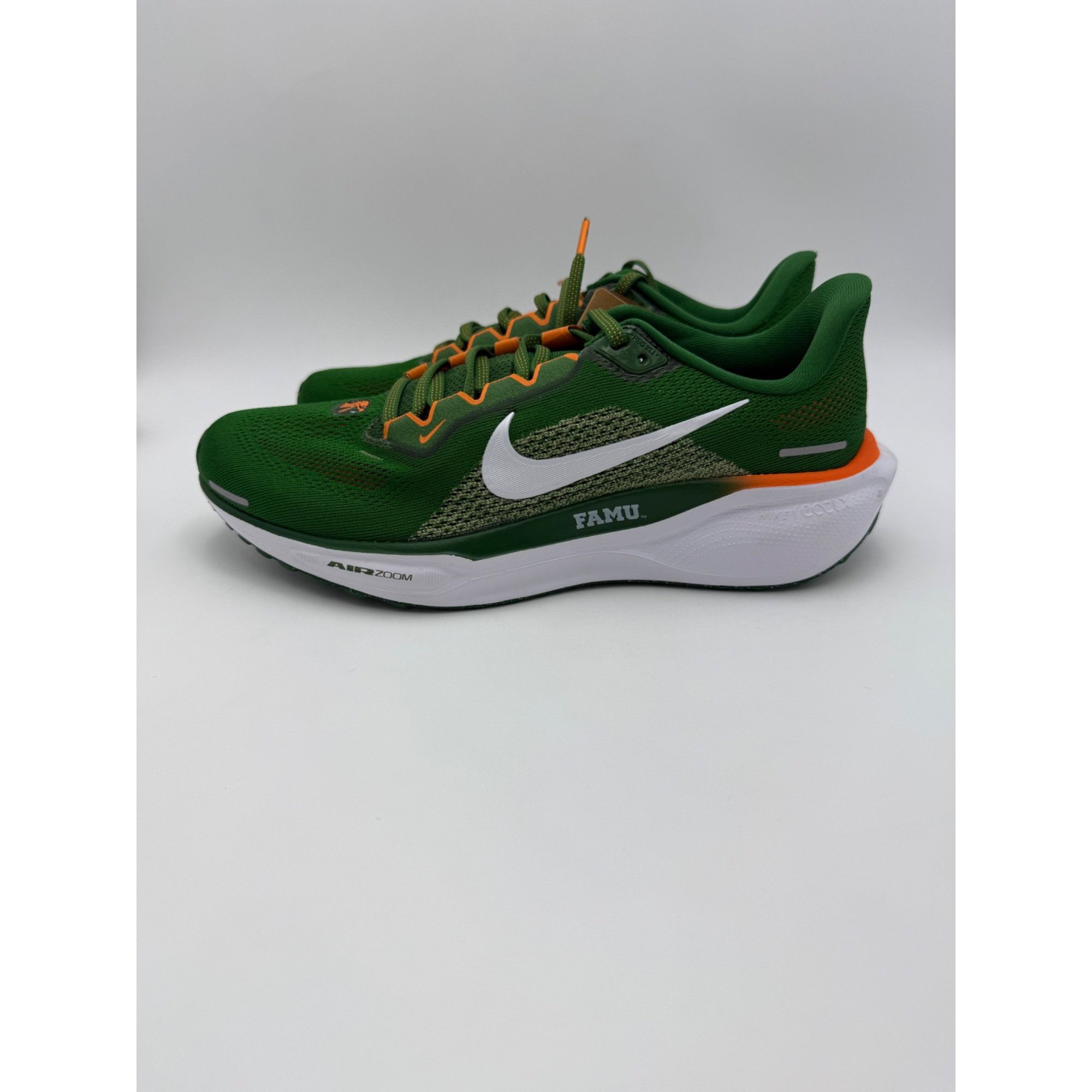 Nike Size 8 - Nike Air Zoom Pegasus 41 “FAMU” Green Orange Runnin Size US 8 / EU 41 - 5 Thumbnail