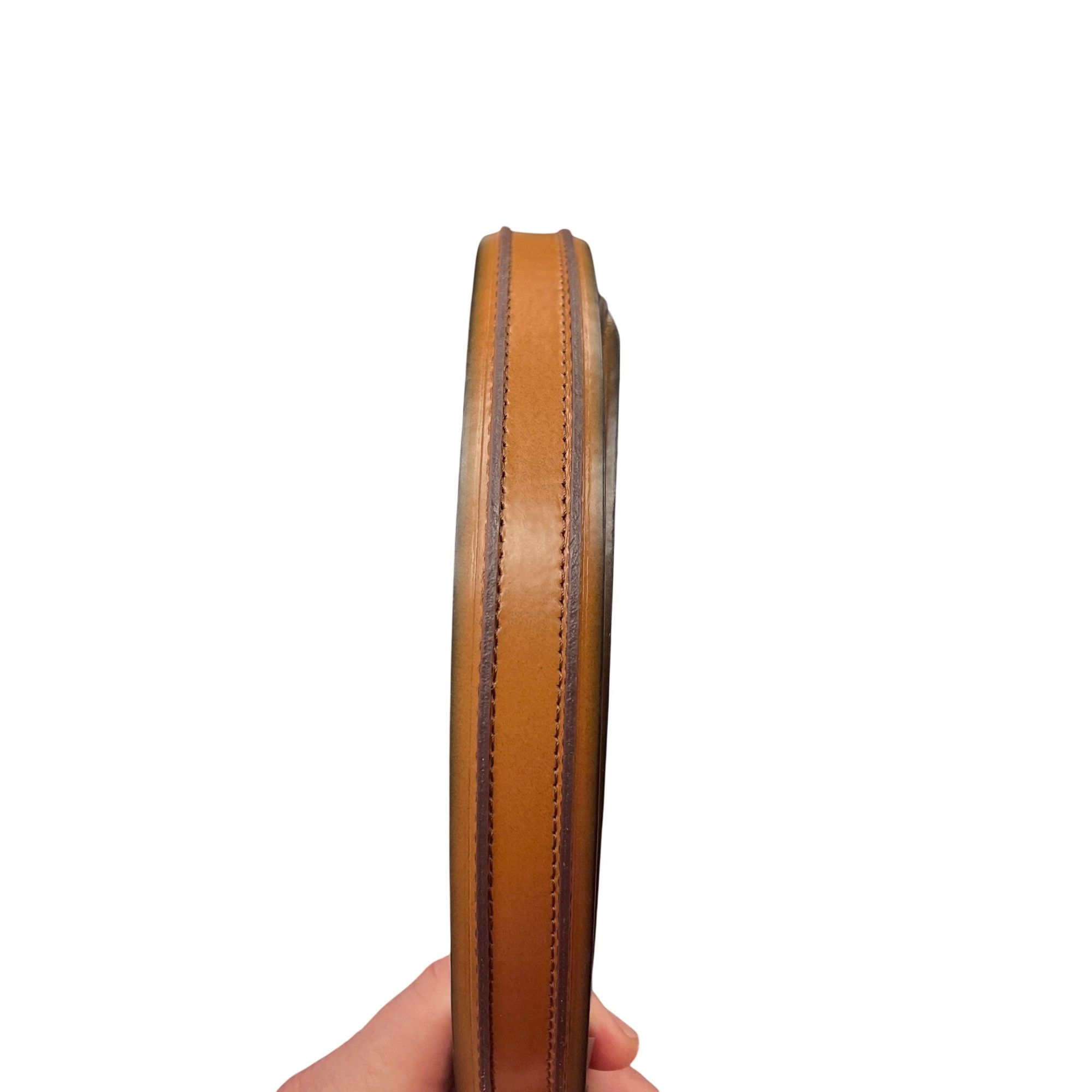 Florsheim Florsheim mens brown leather belt sz 38, 1" wide SKU 9919 Size 38 - 2 Thumbnail