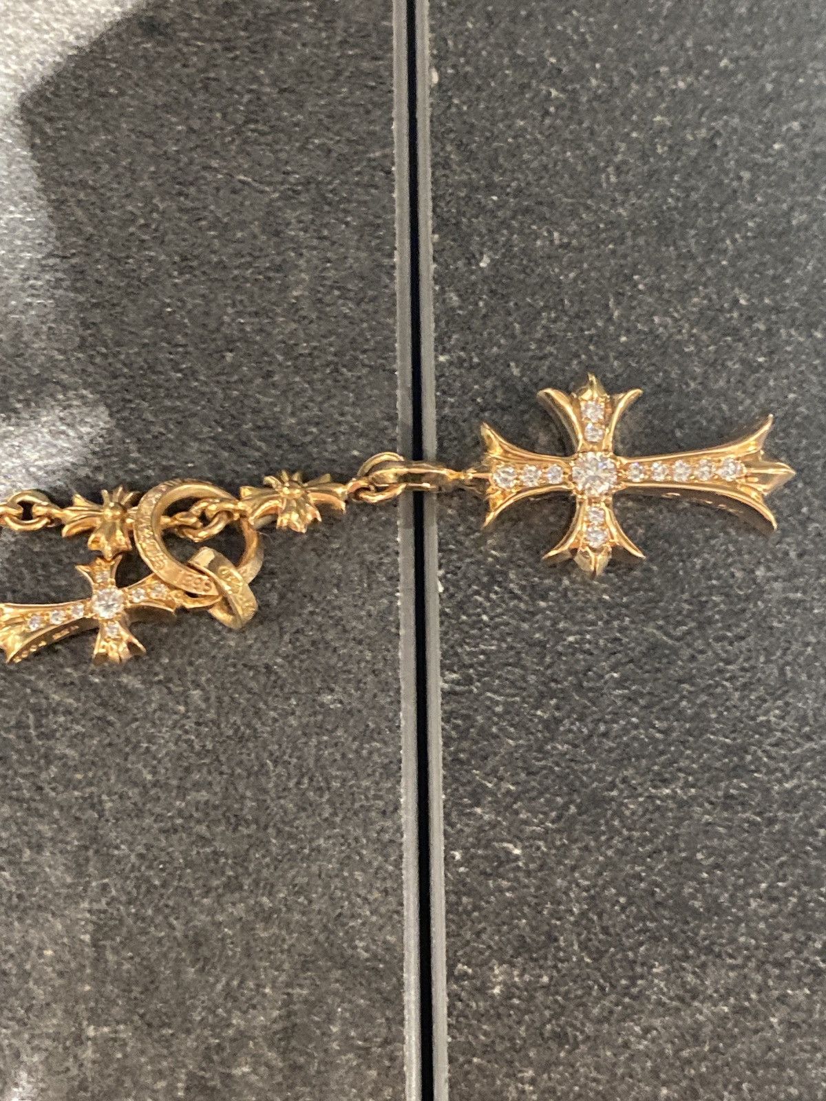 Chrome hearts roll chain 22k gold
