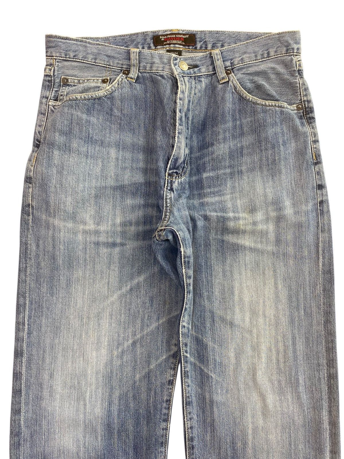 Polo Ralph Lauren Polo Ralph Lauren Acid Blue Wash Style Loose Jeans Size US 31 - 2 Thumbnail