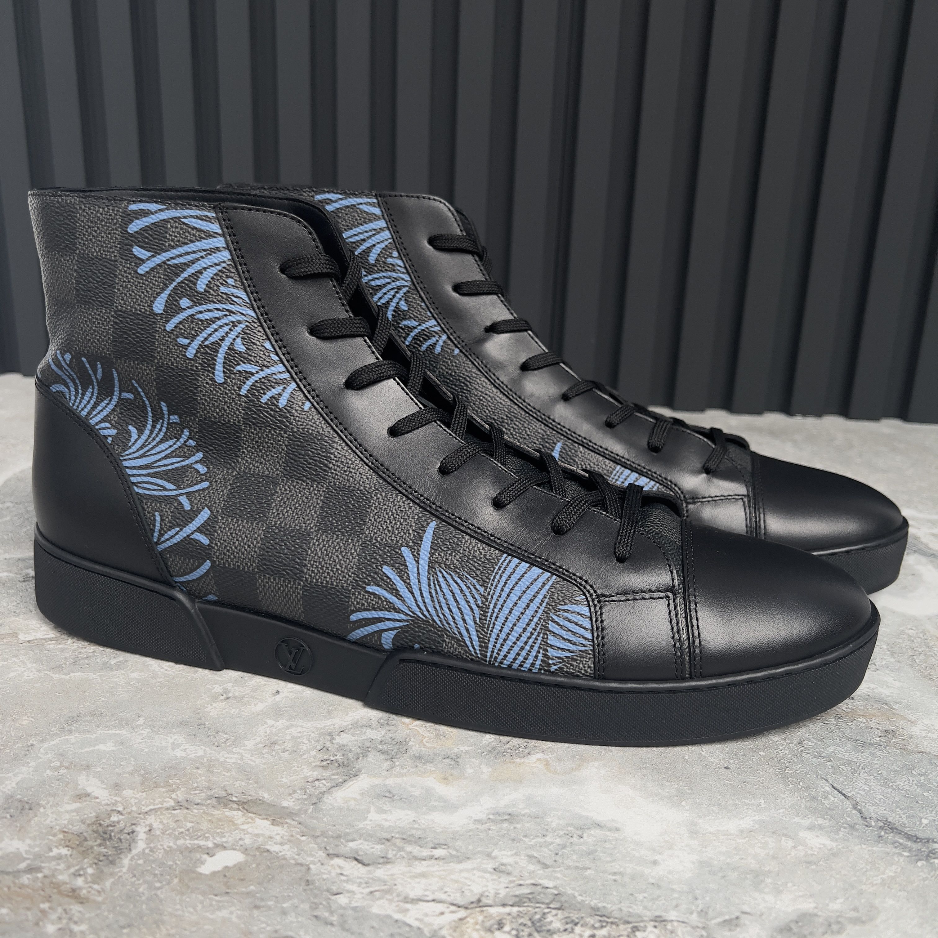 Louis Vuitton Louis Vuitton Match Up Kim Jones Sneaker Damier Leather Size US 11.5 / EU 44-45 - 6 Thumbnail