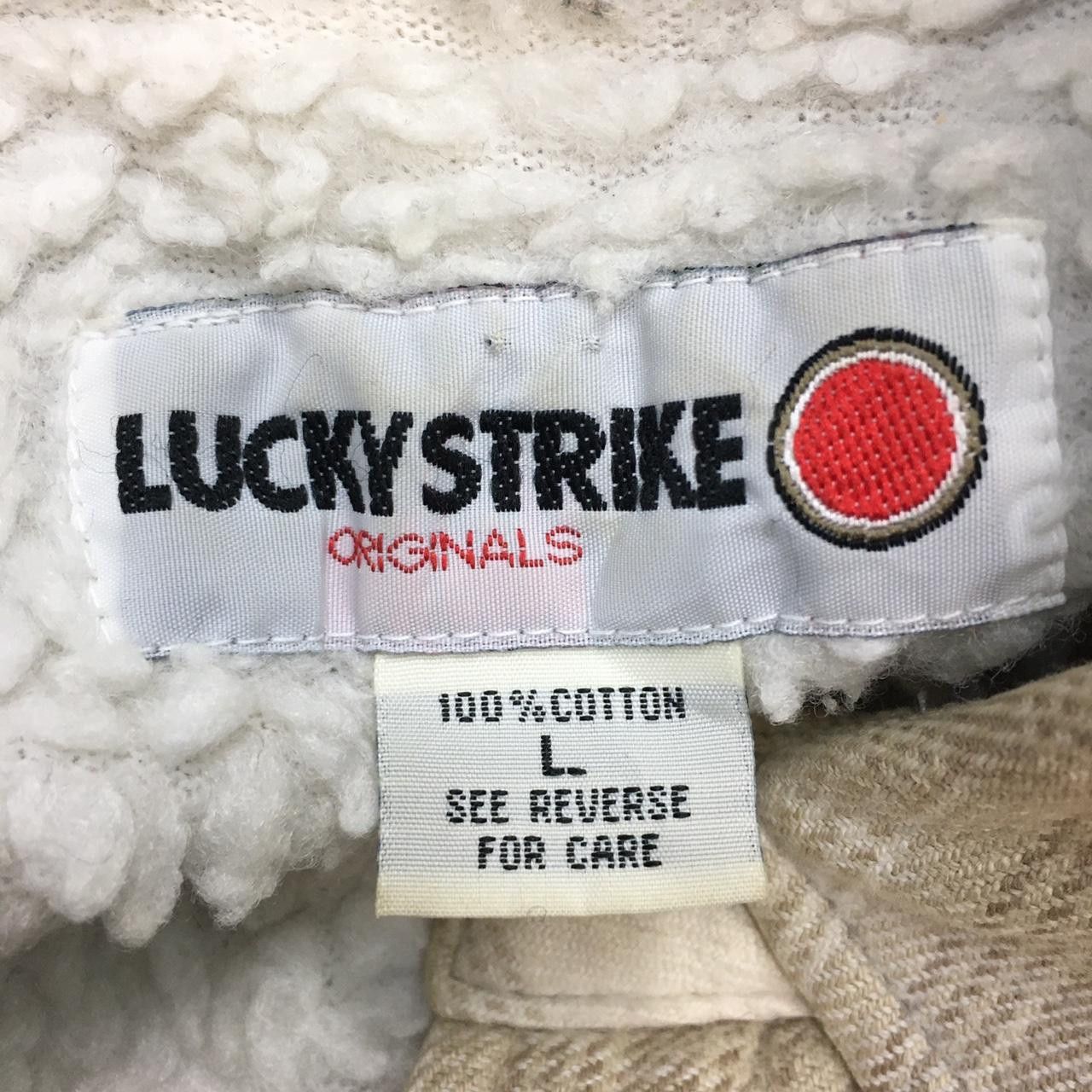 Vintage Vtg LUCKY STRIKE Originals Plaid Button Jacket Streetwear Size US L / EU 52-54 / 3 - 4 Thumbnail